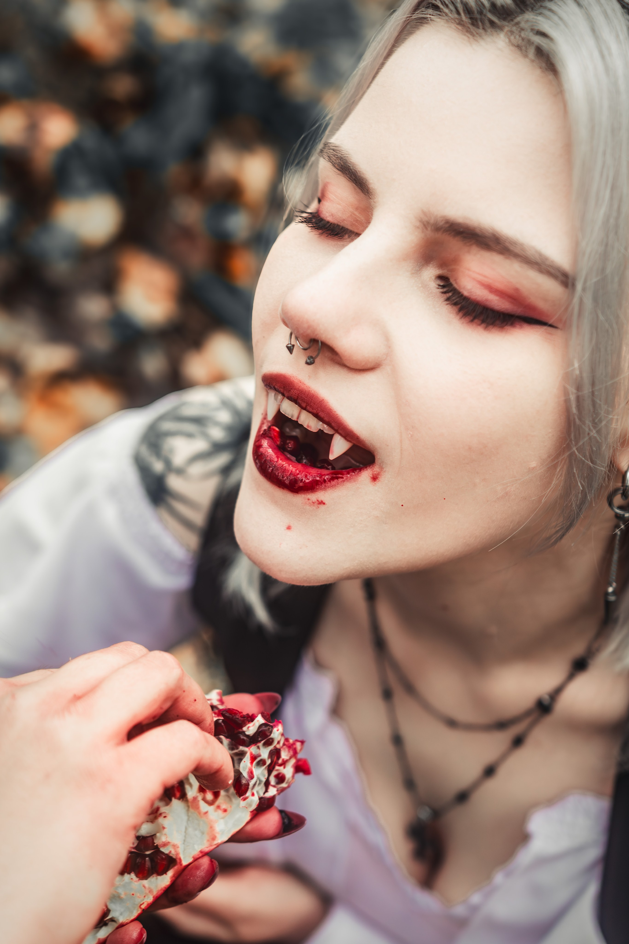 Фотосессия Вампиры в лесу