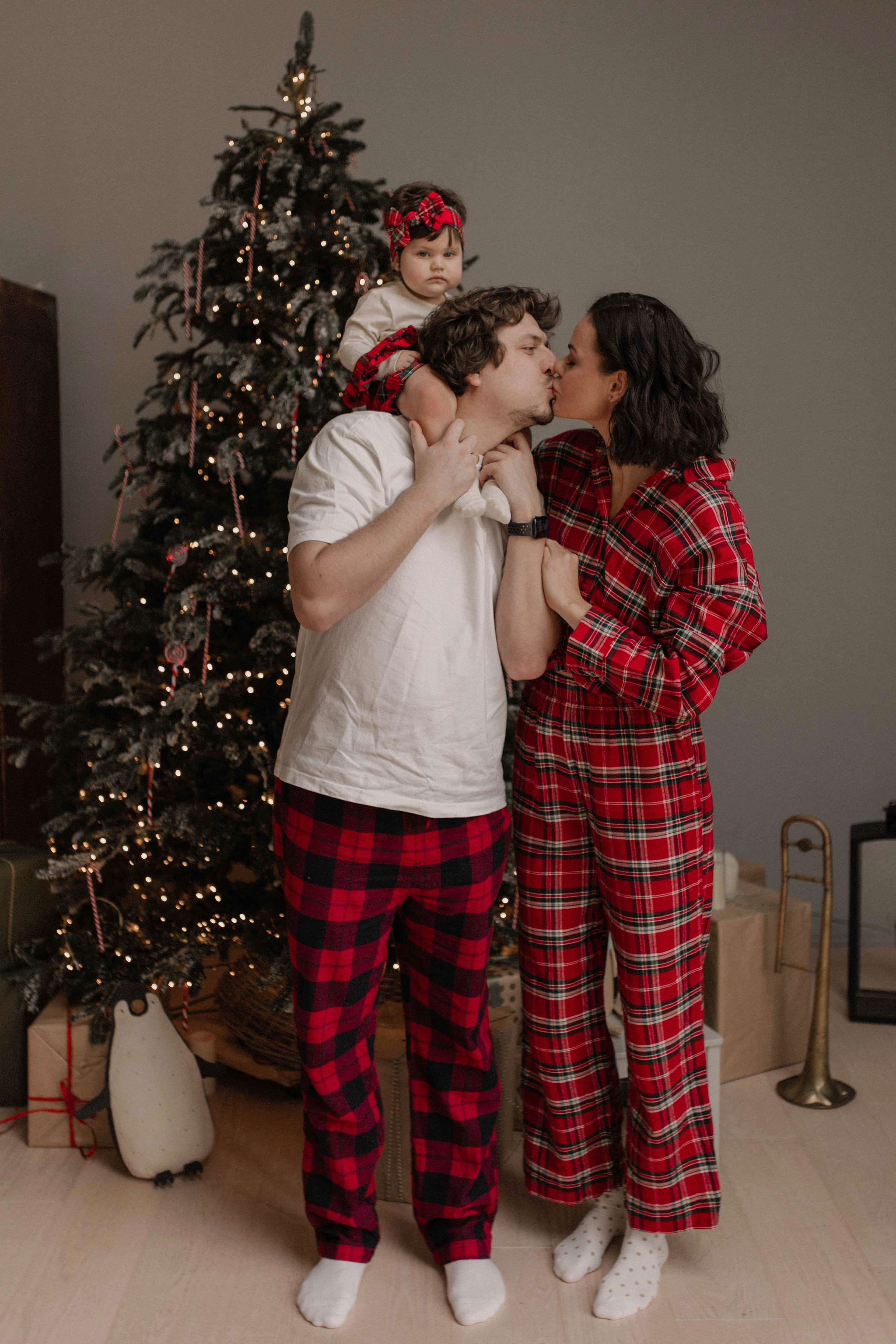 Новогодняя семейная. Детский и семейный фотограф, съемка новорожденных Москва