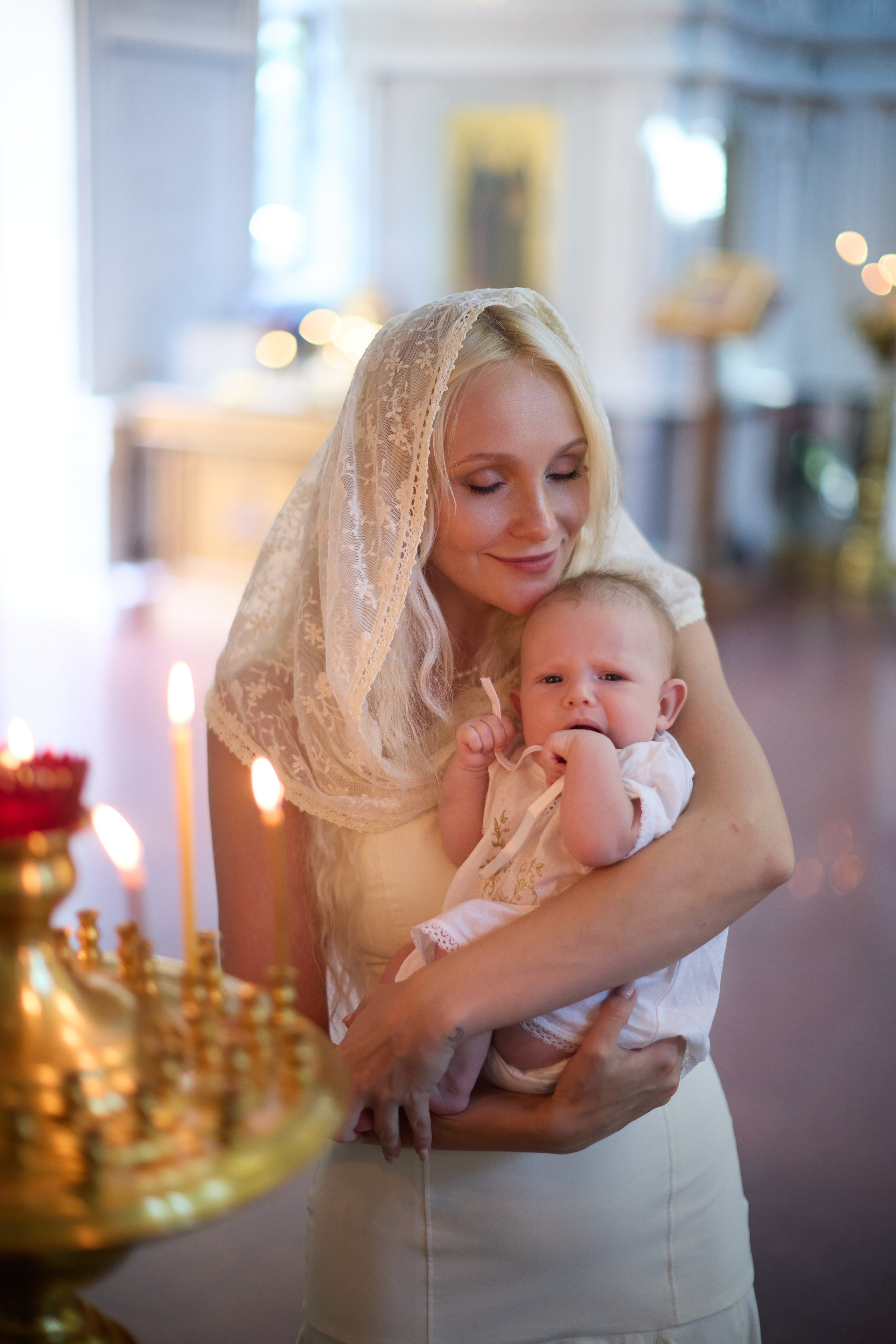 Съемка таинства крещения. Фотограф Эдуард Леньков. Ростов-на-Дону