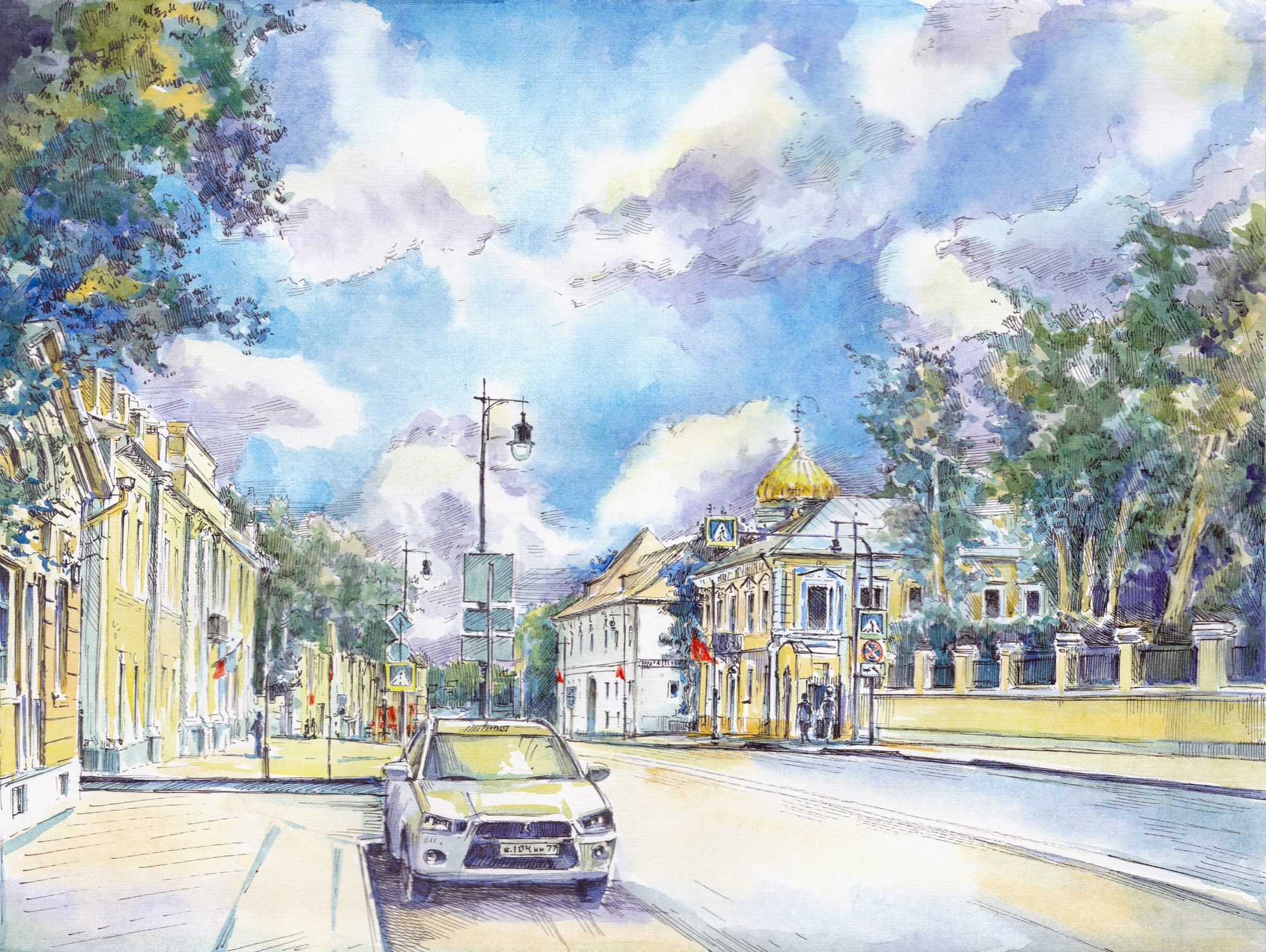 Москва 2018-2019. Художник Александр Петрунин