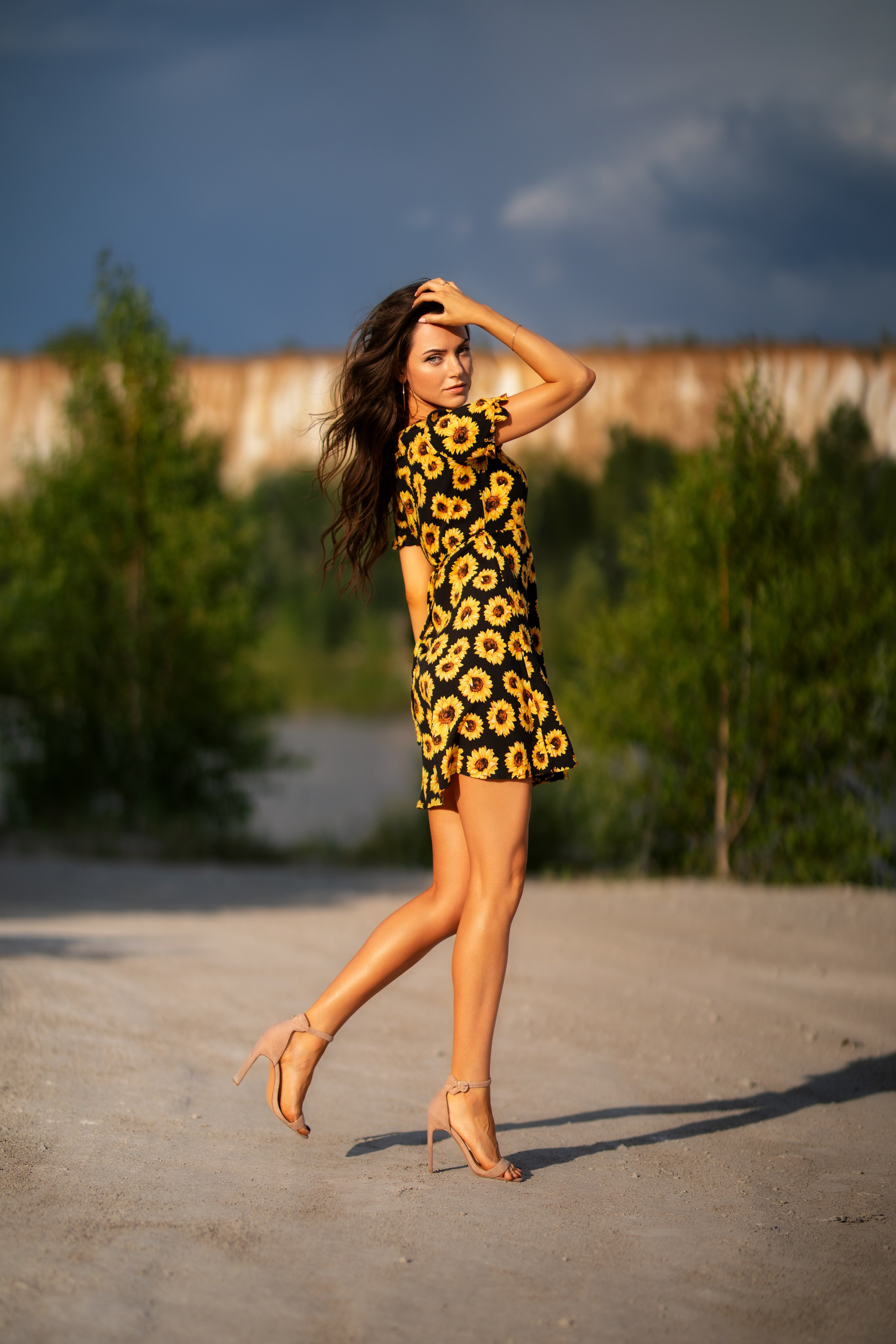 Летняя съемка с Екатериной на природе в парке Белый Колодец в формате для «себя»