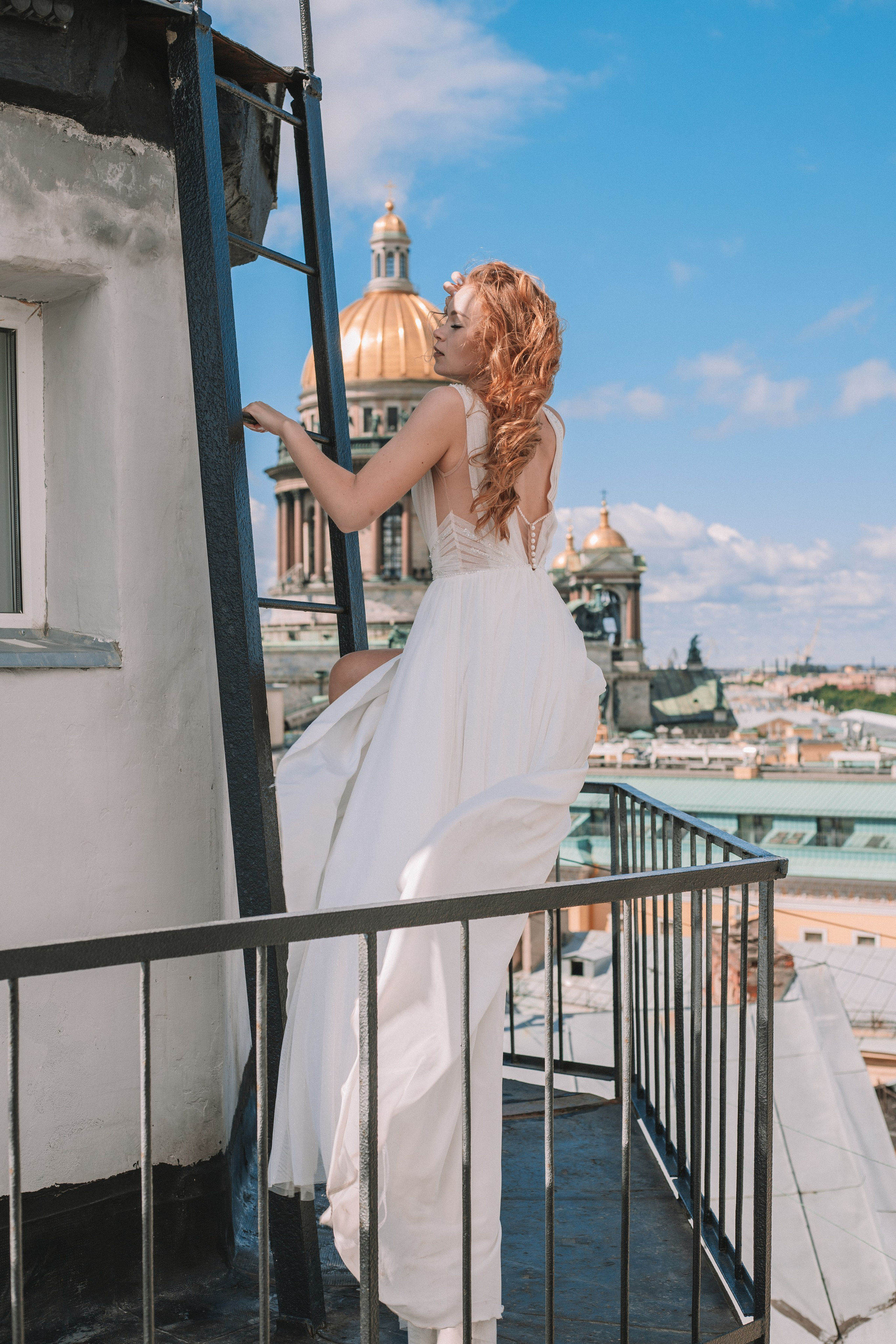 Свадебная фотосессия на крыше — фотограф СПб. Фотограф Олеся Беляева | Санкт-Петербург и Ленобласть