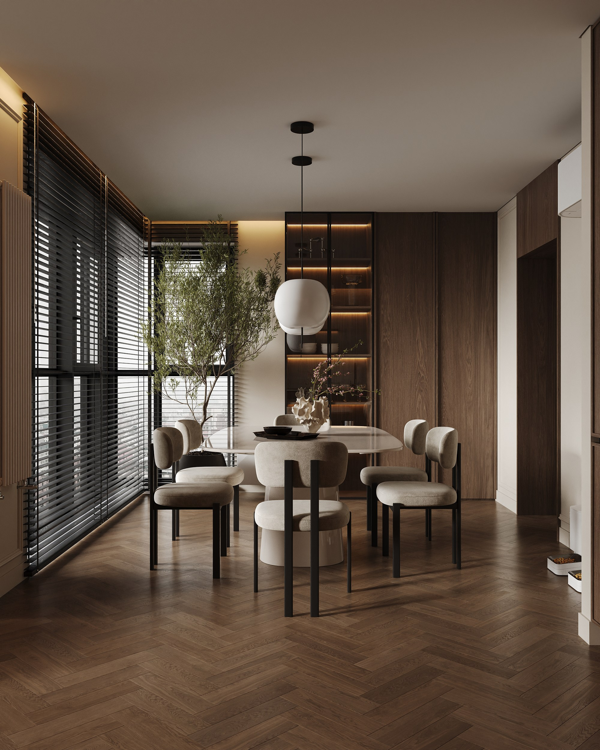 Кухня-гостиная «Одинарка». 3D визуализация интерьера Надежда Соколова