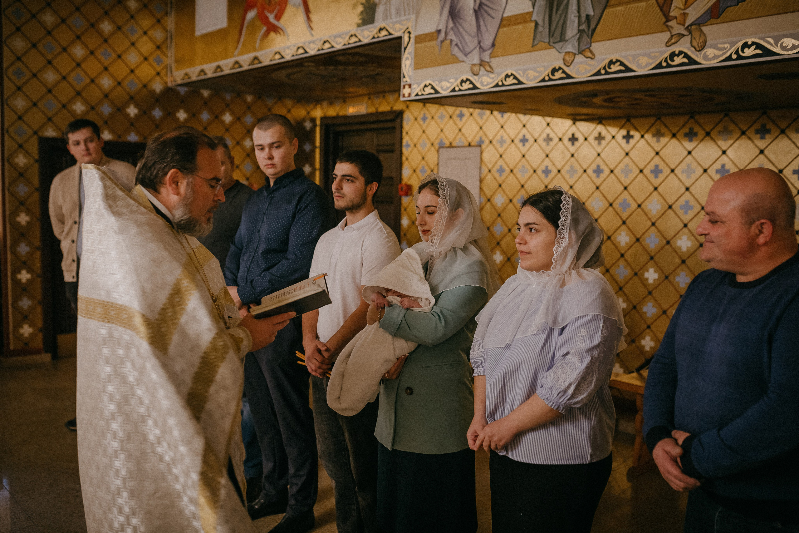 Крещение Софии. Храм Никольский. Семейный фотограф в Сургуте