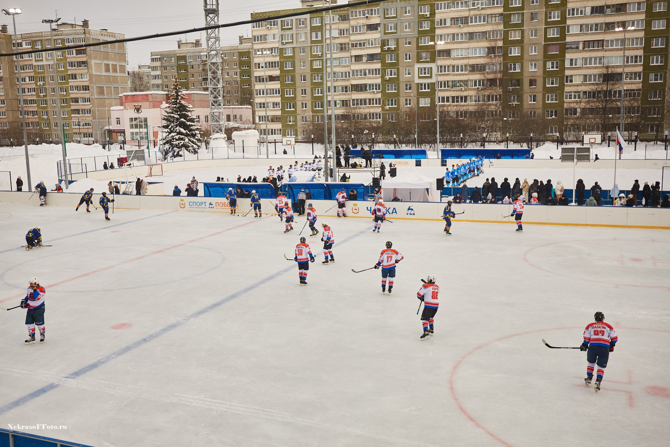 Турнир по хоккею «Русская классика» в рамках Офицерской хоккейной лиги. Спортивный фотограф Некрасов Денис