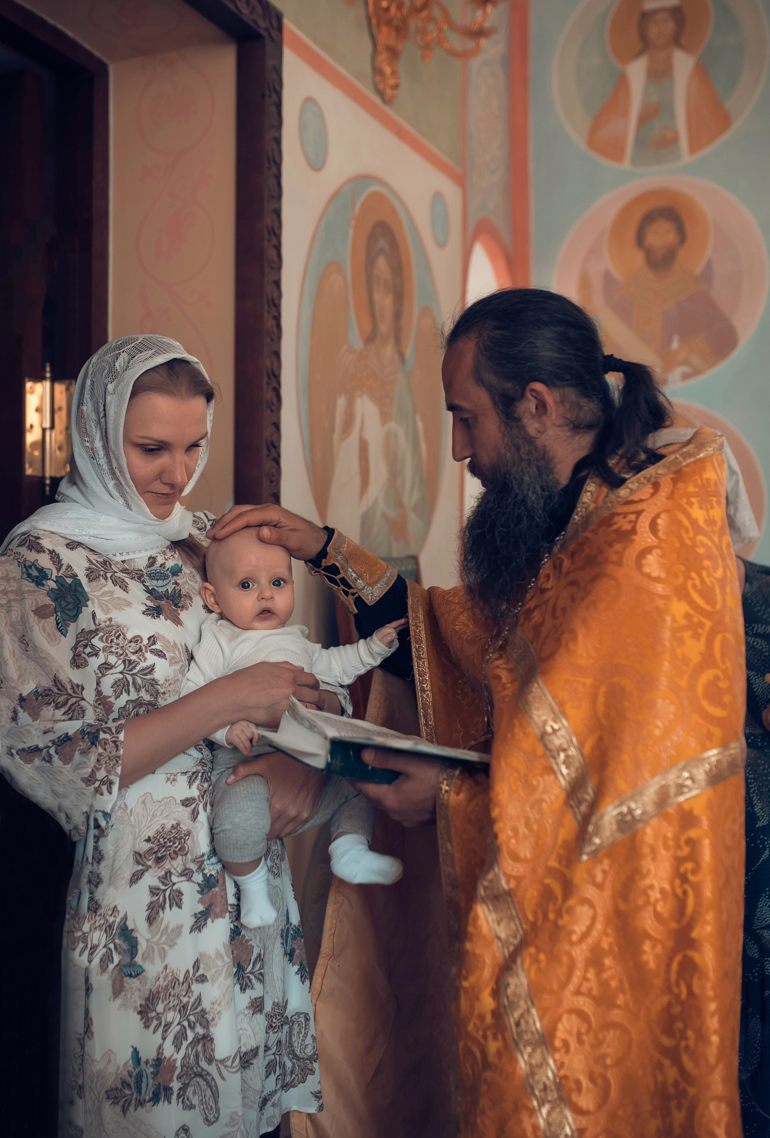 Таинство Крещения Крестовоздвиженский храм. Семейный фотограф Олеся Батурина Рязань