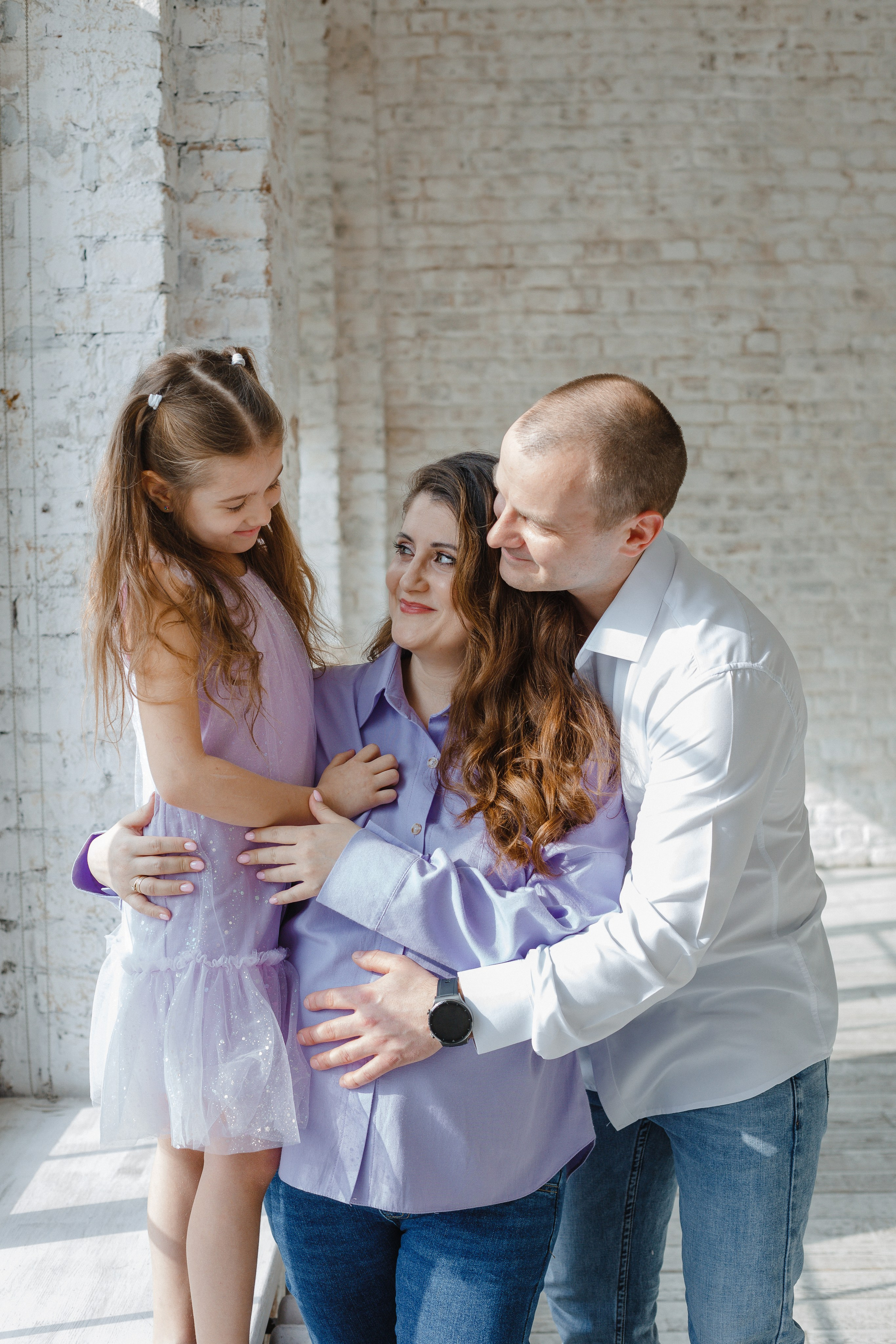 Александр, Екатерина и Василиса. Семейный фотограф Николаева Ольга