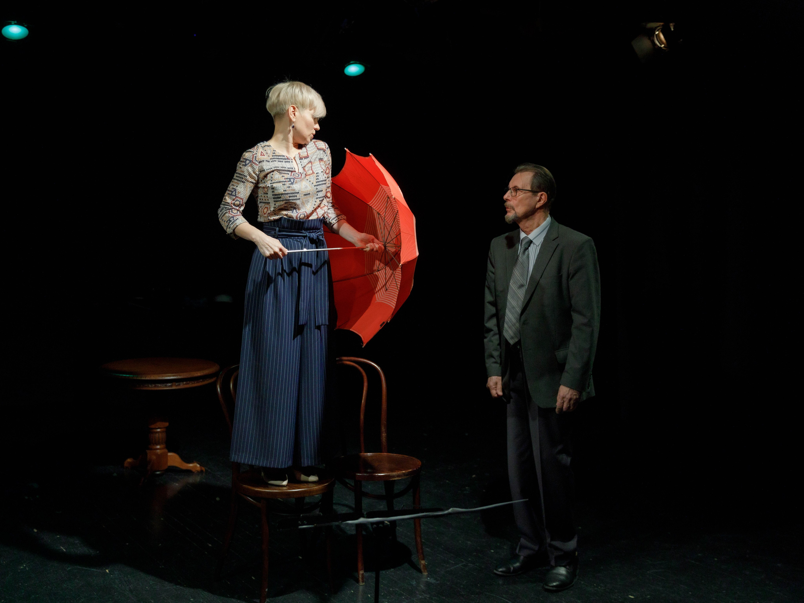 Спектакль «Старомодная комедия». Репортажный фотограф в Новосибирске Алена Помазунова