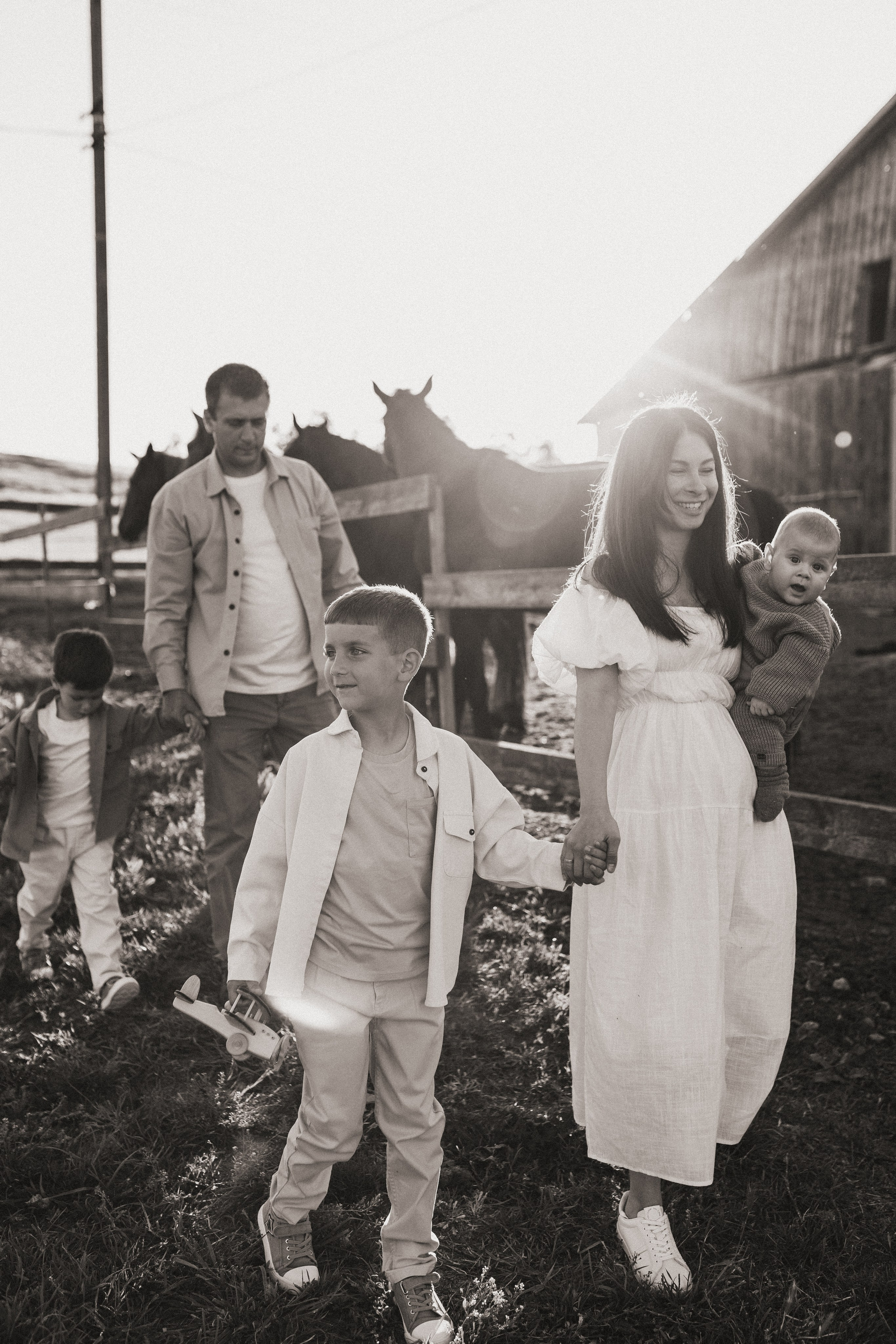 Закат на ферме. Семейный фотограф в Новороссийске и Анапе Александра Яковлева