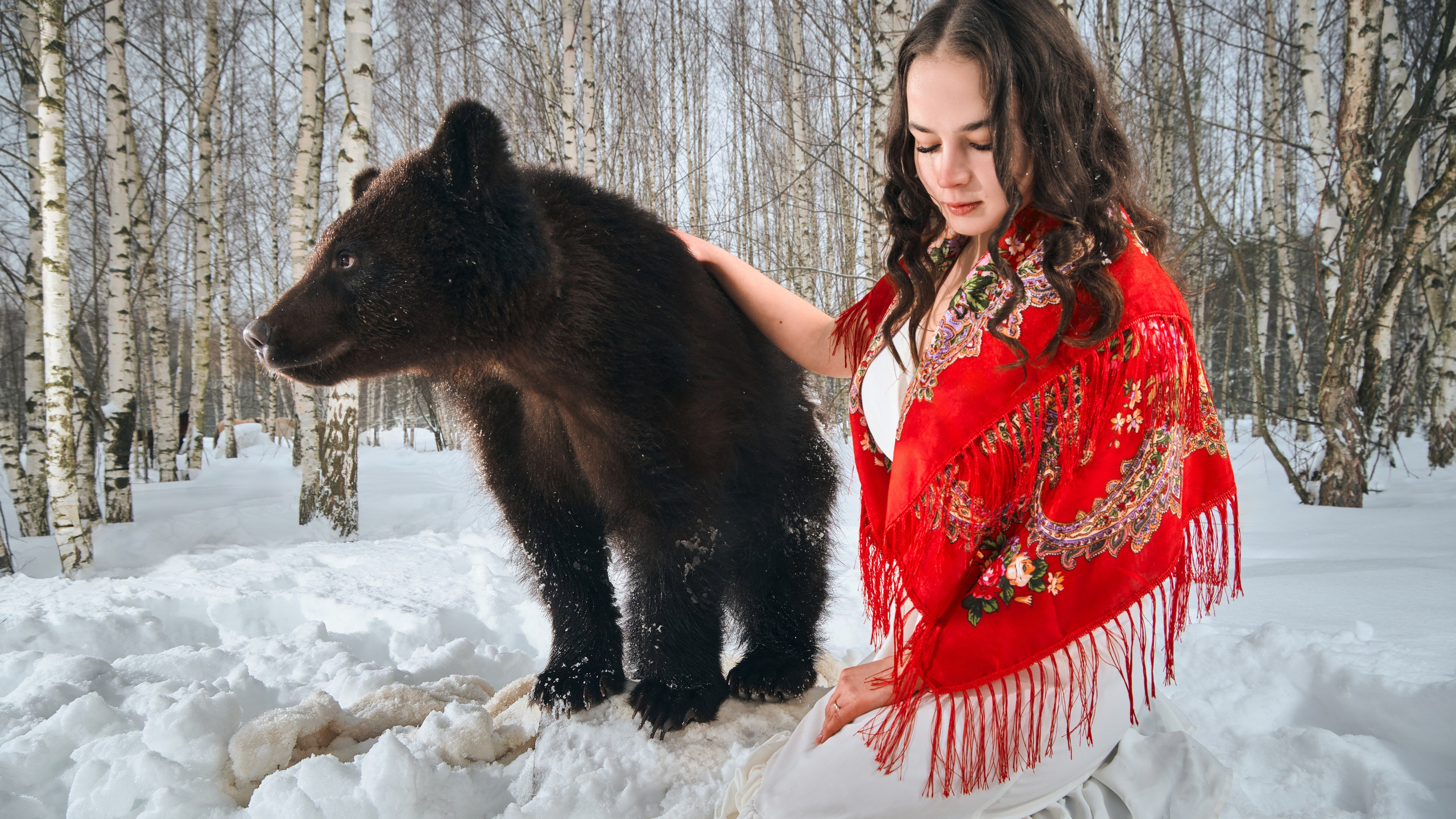 Фотосессия с медведем. Фотограф в Москве — Галунина Кристина