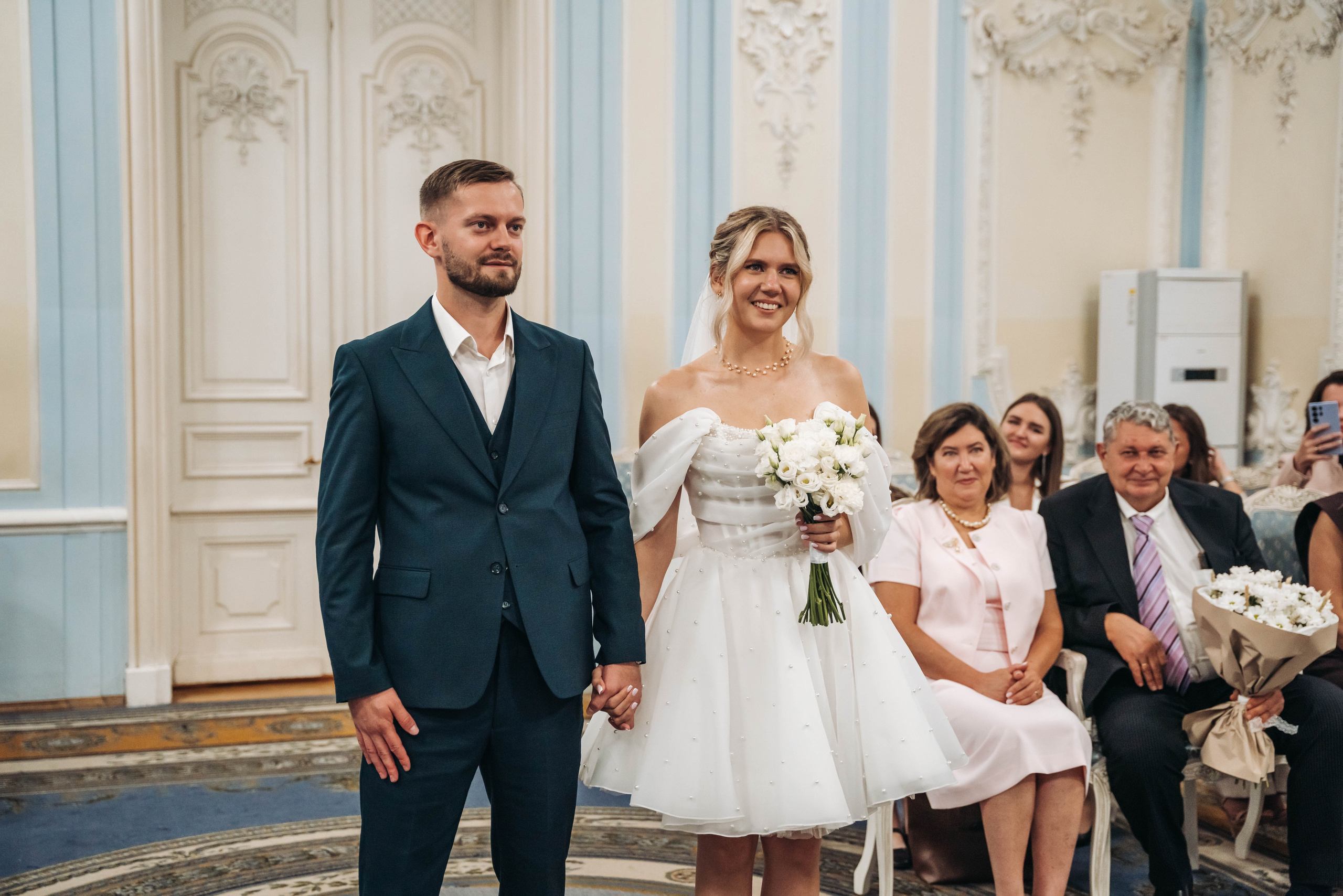 Катя & Леша (классический маршрут и Второй дворец. Свадебный фотограф в Санкт-Петербурге Якутович Екатерина