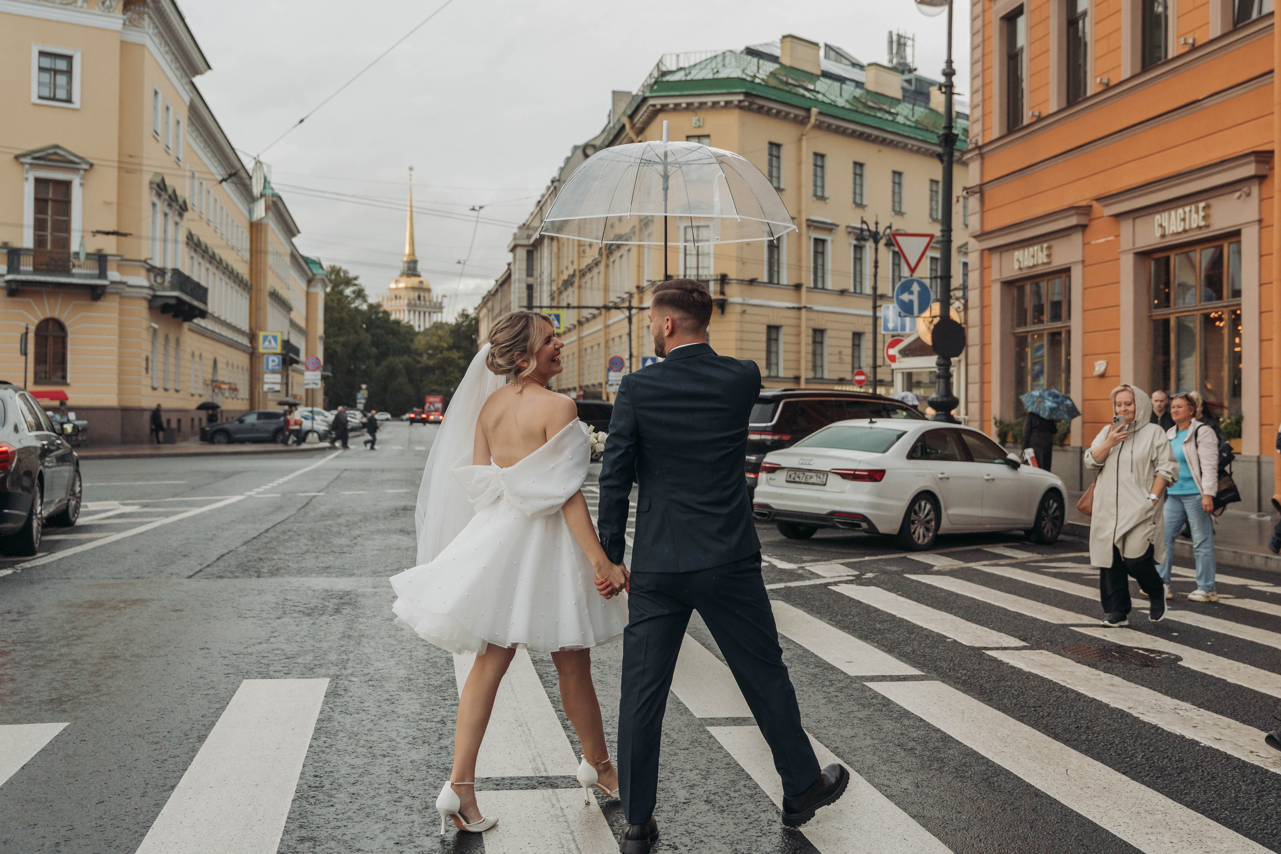 Катя & Леша (классический маршрут и Второй дворец. Свадебный фотограф в Санкт-Петербурге Якутович Екатерина