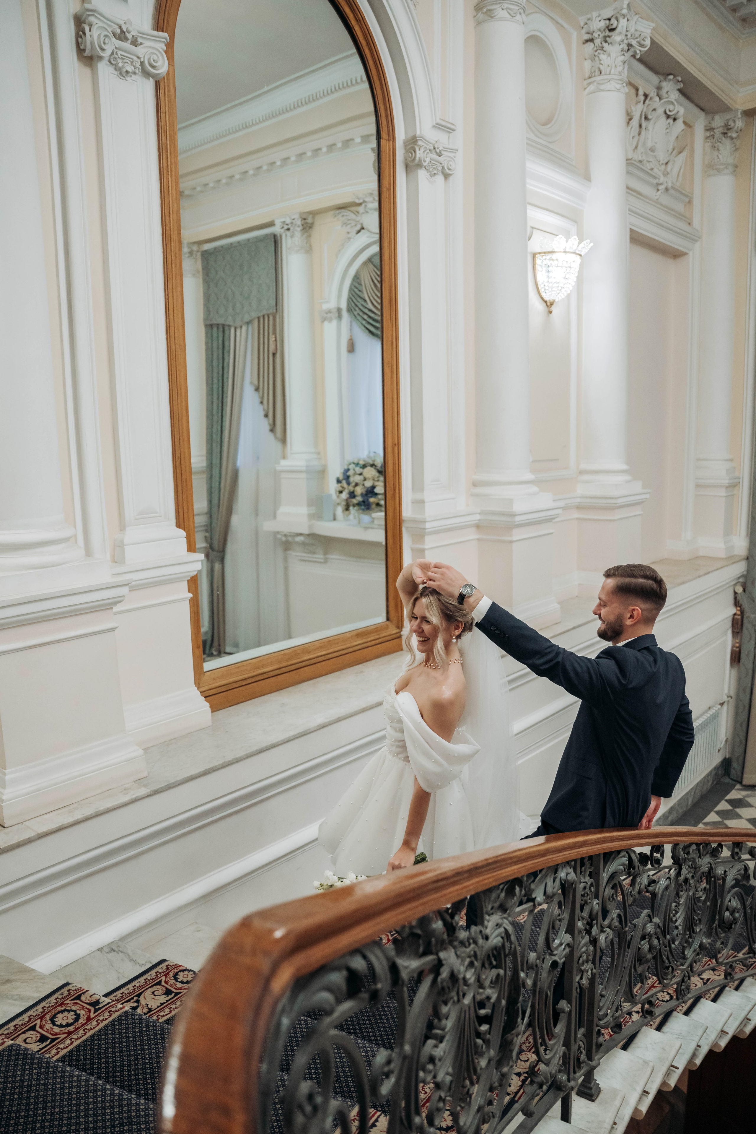 Катя & Леша (классический маршрут и Второй дворец. Свадебный фотограф в Санкт-Петербурге Якутович Екатерина