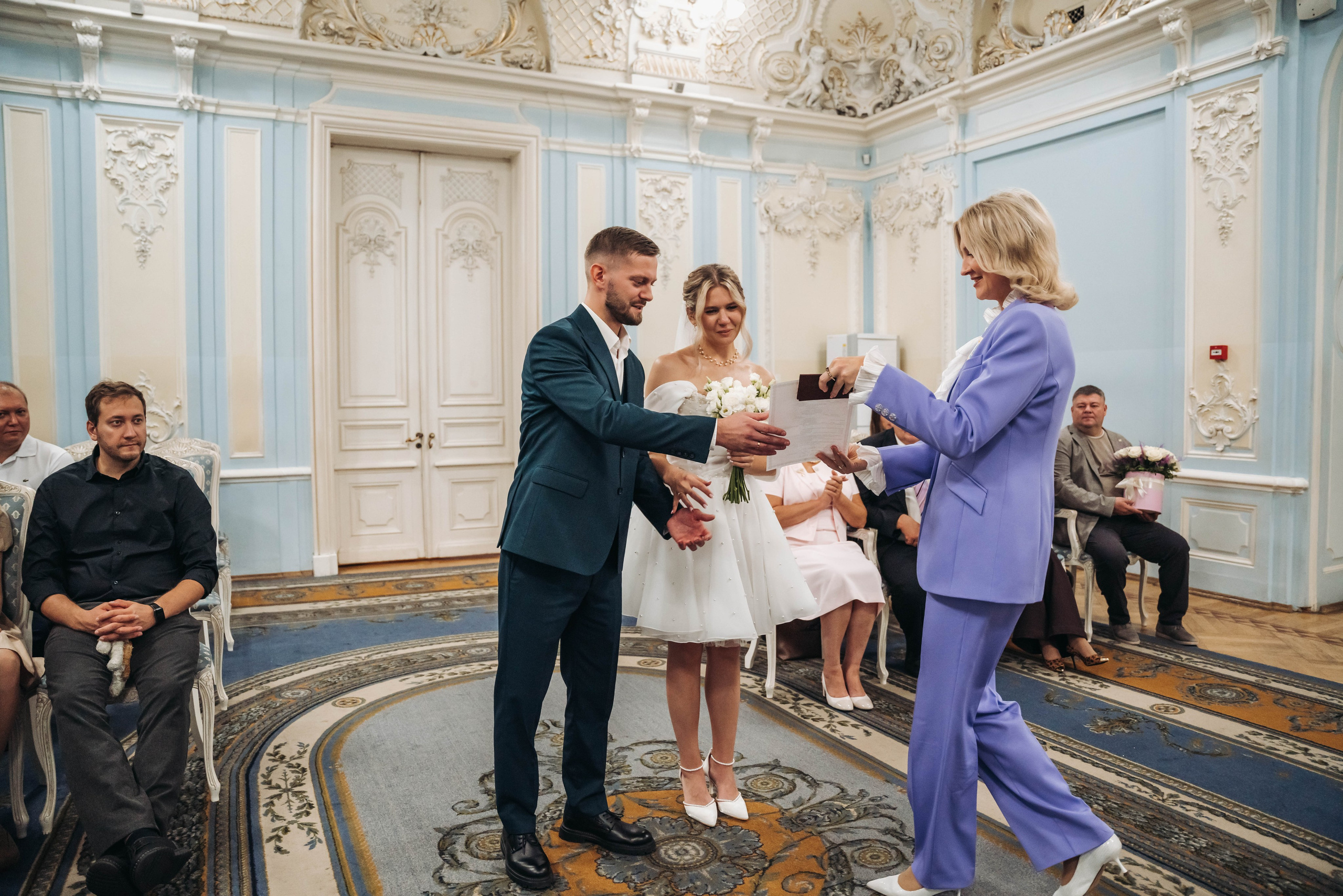 Катя & Леша (классический маршрут и Второй дворец. Свадебный фотограф в Санкт-Петербурге Якутович Екатерина