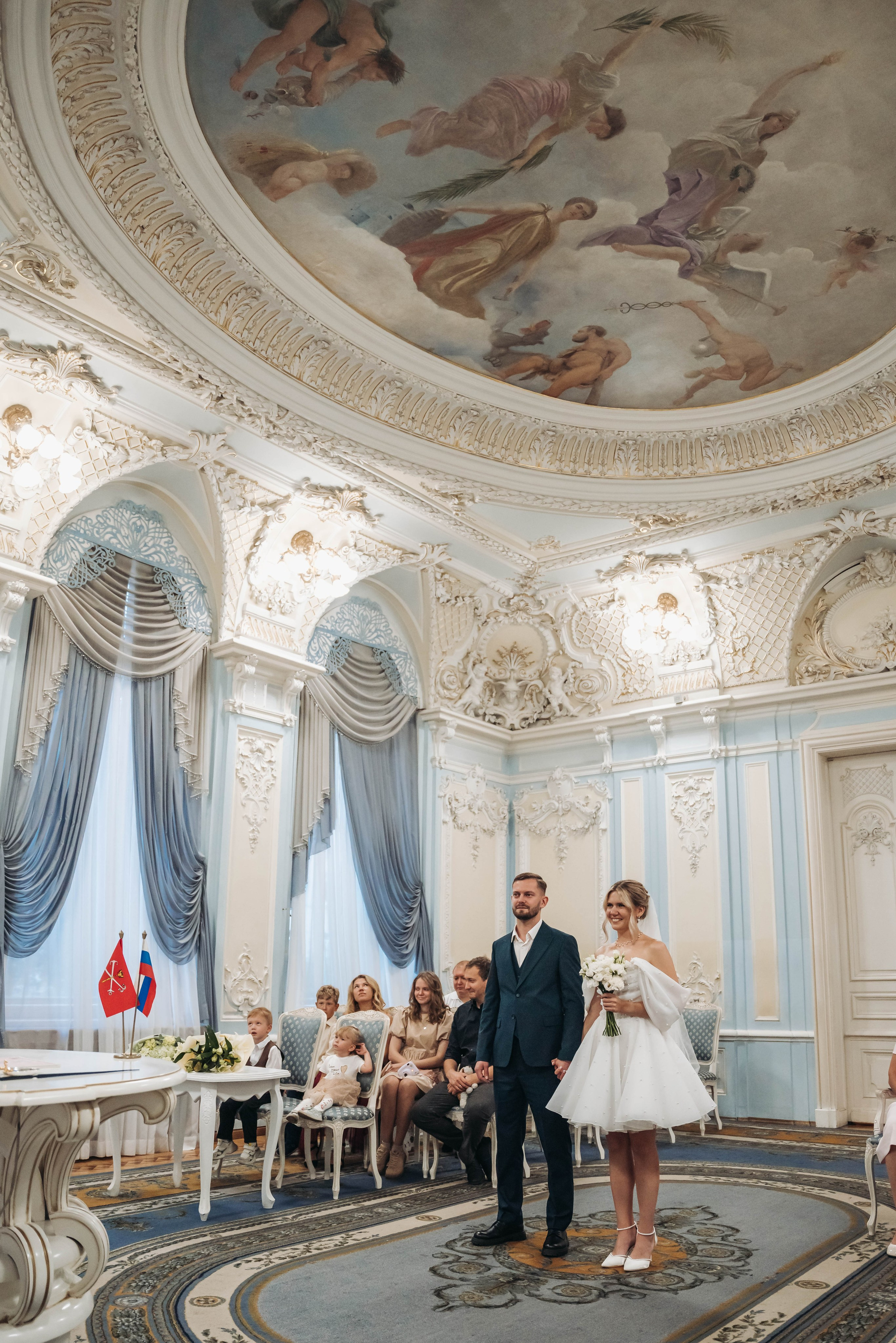 Катя & Леша (классический маршрут и Второй дворец. Свадебный фотограф в Санкт-Петербурге Якутович Екатерина