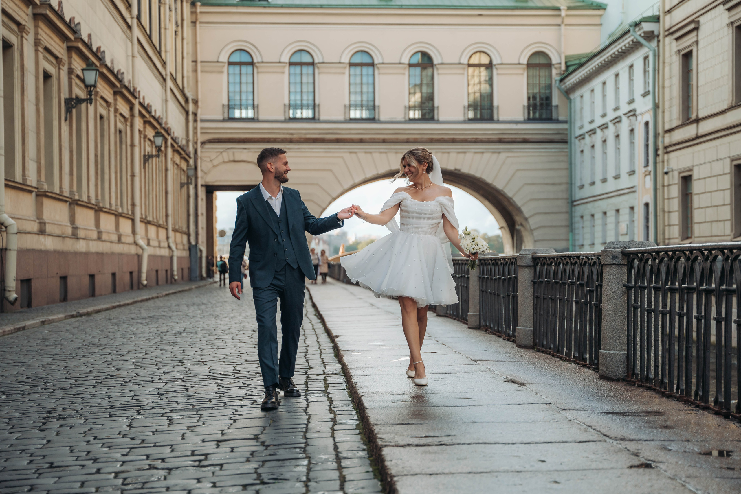 Катя & Леша (классический маршрут и Второй дворец. Свадебный фотограф в Санкт-Петербурге Якутович Екатерина