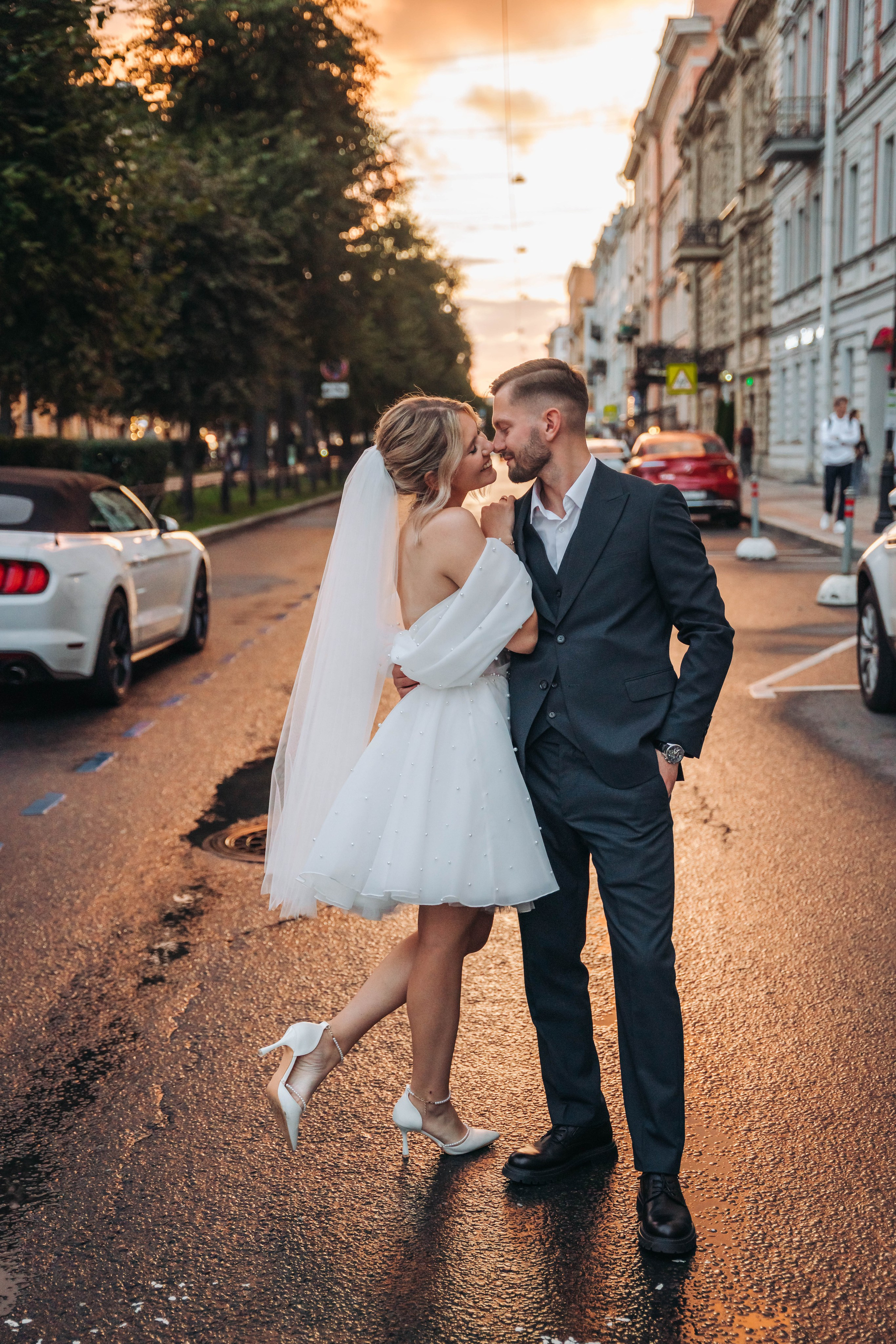 Катя & Леша (классический маршрут и Второй дворец. Свадебный фотограф в Санкт-Петербурге Якутович Екатерина