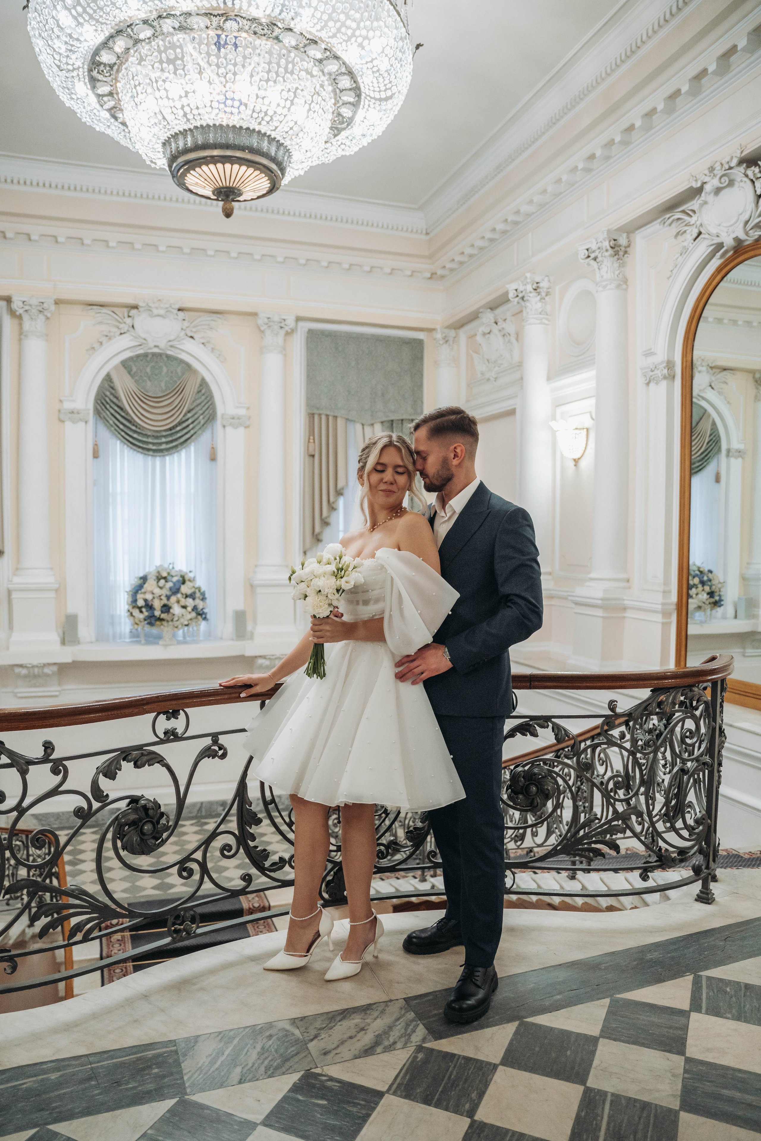 Катя & Леша (классический маршрут и Второй дворец. Свадебный фотограф в Санкт-Петербурге Якутович Екатерина