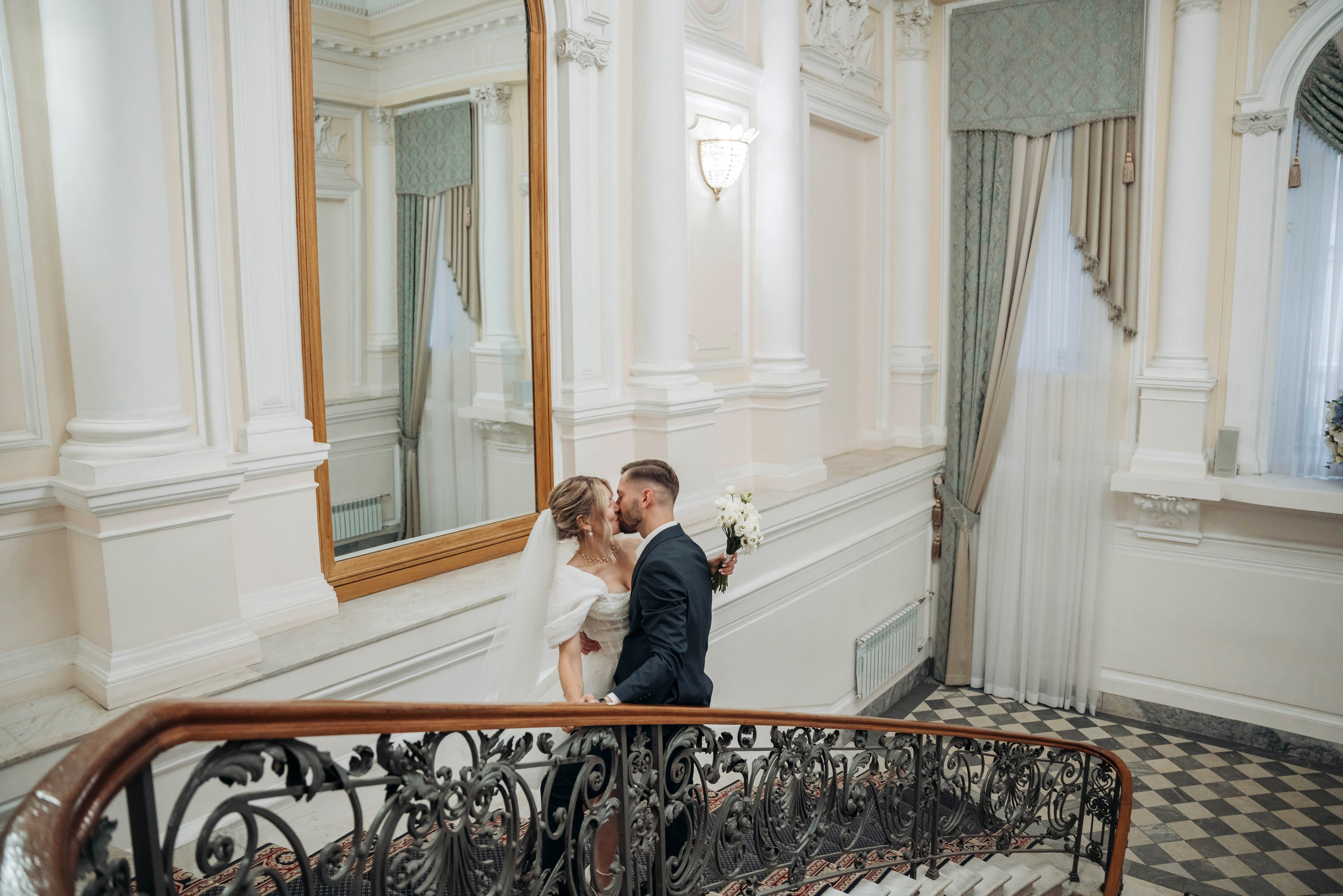 Катя & Леша (классический маршрут и Второй дворец. Свадебный фотограф в Санкт-Петербурге Якутович Екатерина