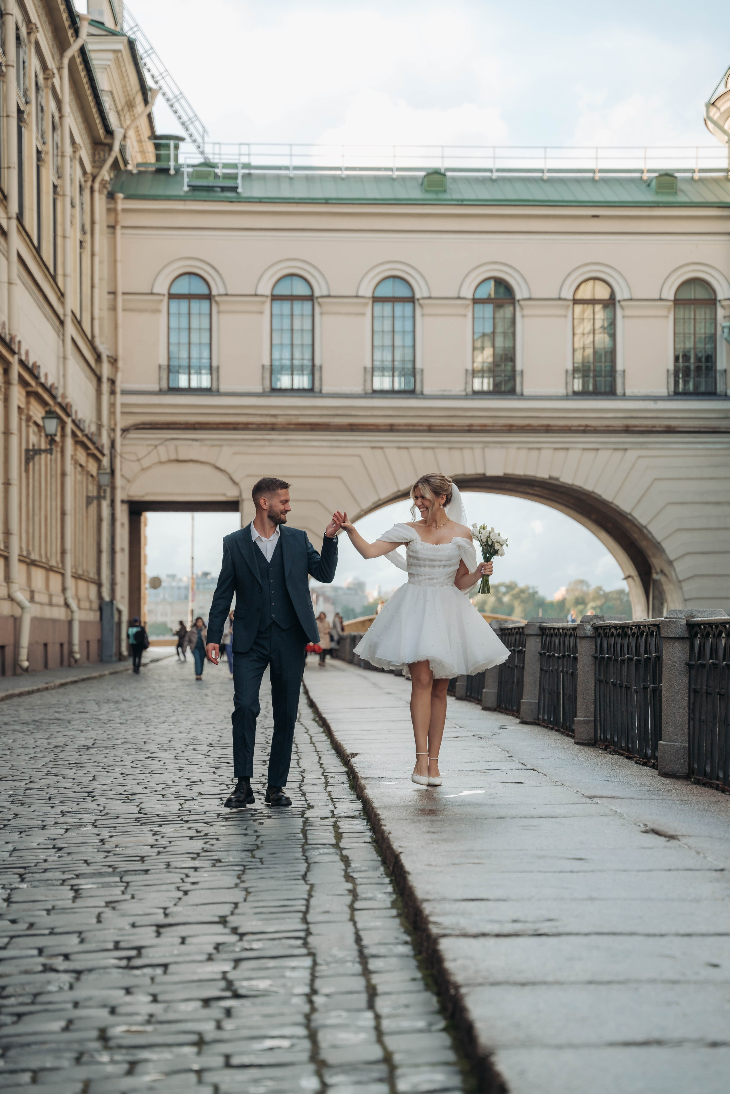 Катя & Леша (классический маршрут и Второй дворец. Свадебный фотограф в Санкт-Петербурге Якутович Екатерина