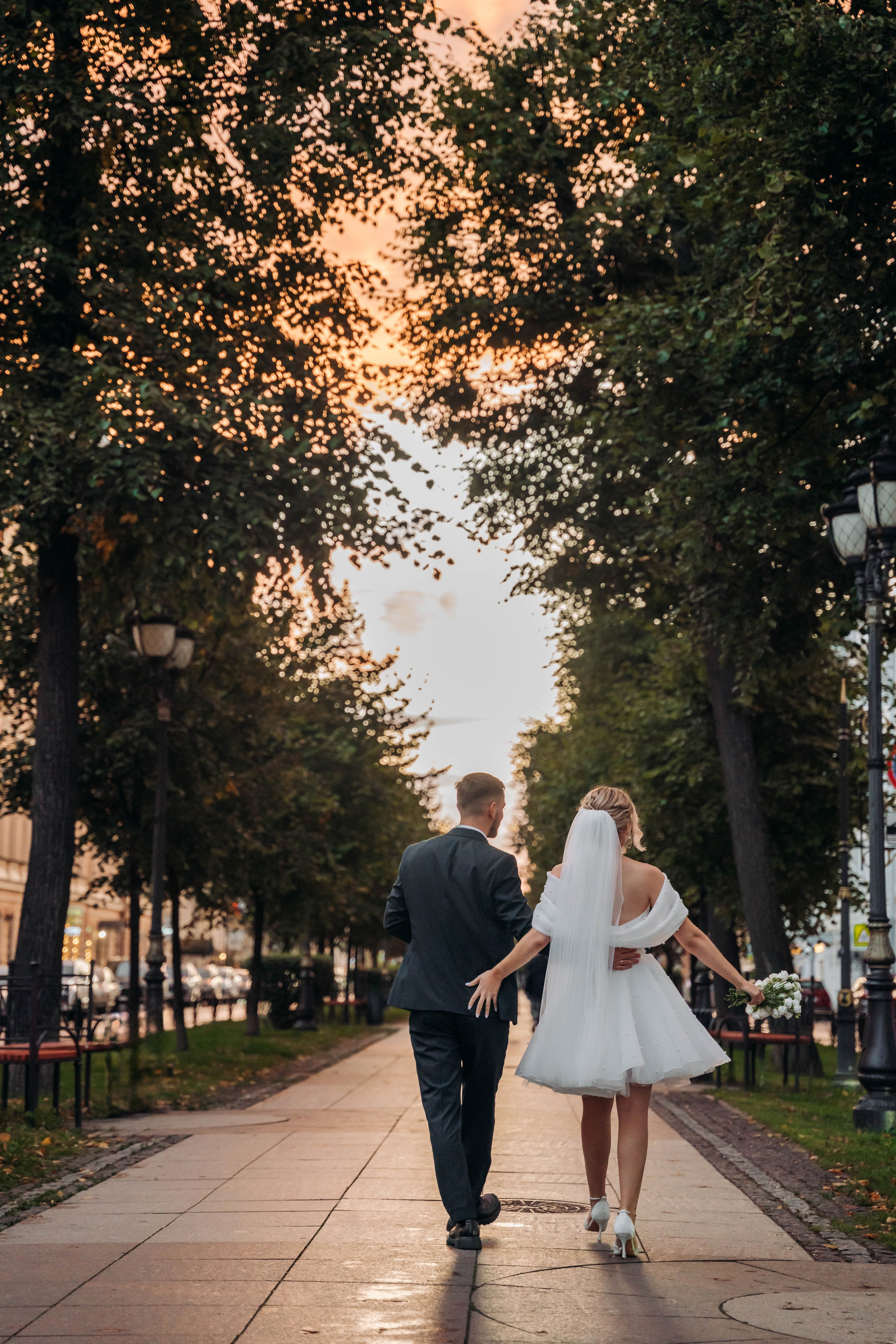 Катя & Леша (классический маршрут и Второй дворец. Свадебный фотограф в Санкт-Петербурге Якутович Екатерина