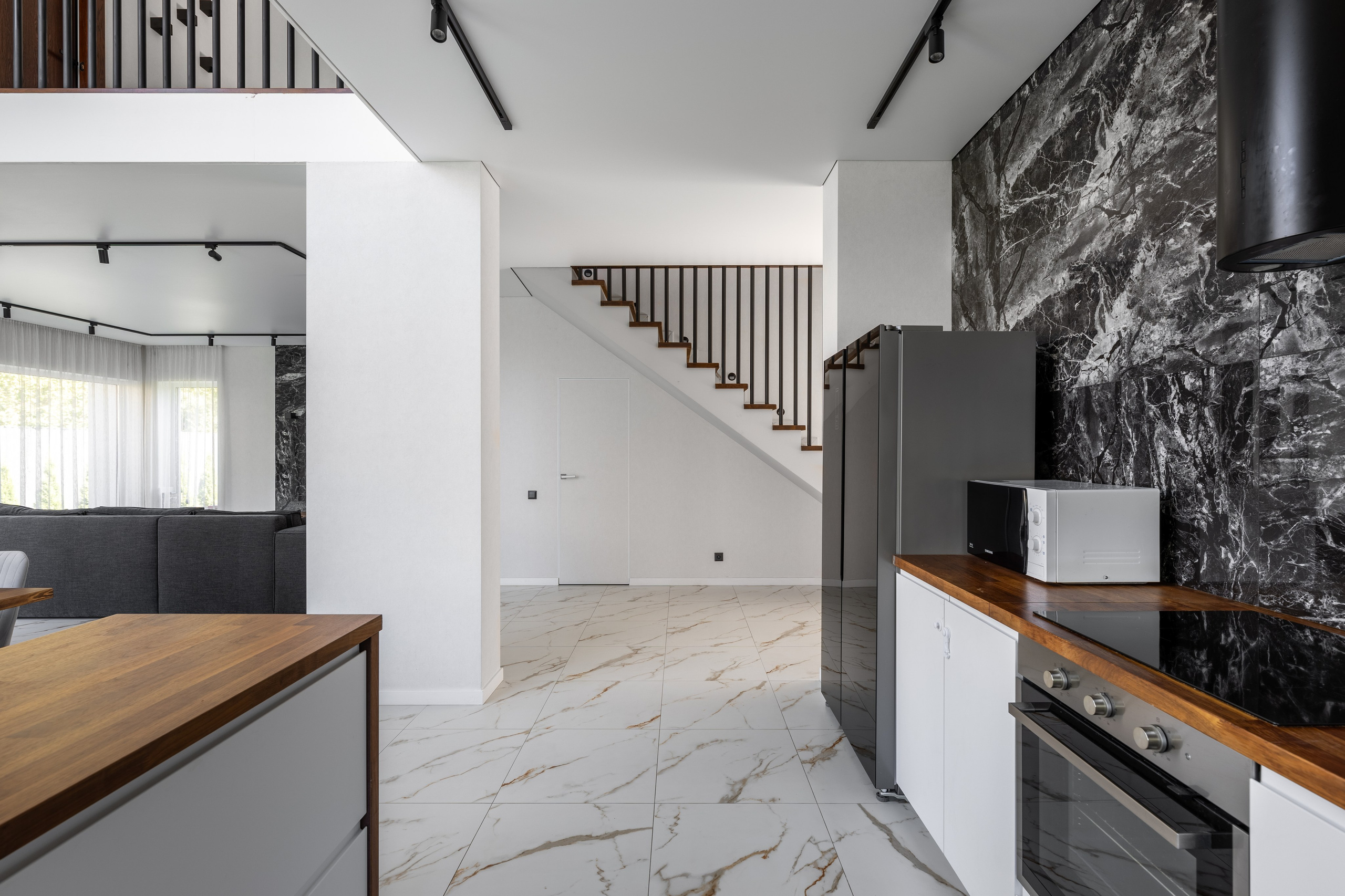 Съемка современного загородного дома для продажи. Veselinskiy| Интерьерный фотограф | Москва