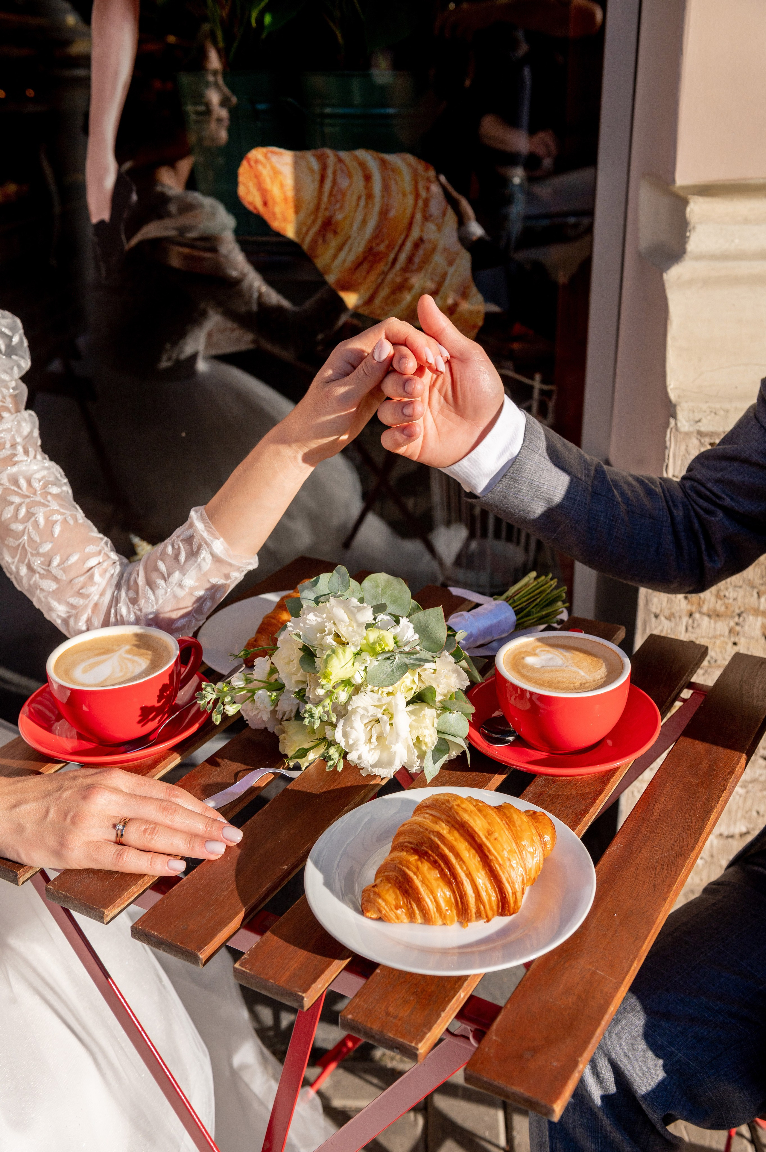 Кирилл и Анжела (круассаны, кофе и фотосессия в Летнем саду). Портретный, семейный и свадебный фотограф в Санкт-Петербурге и в Пушкине Ширяев Денис