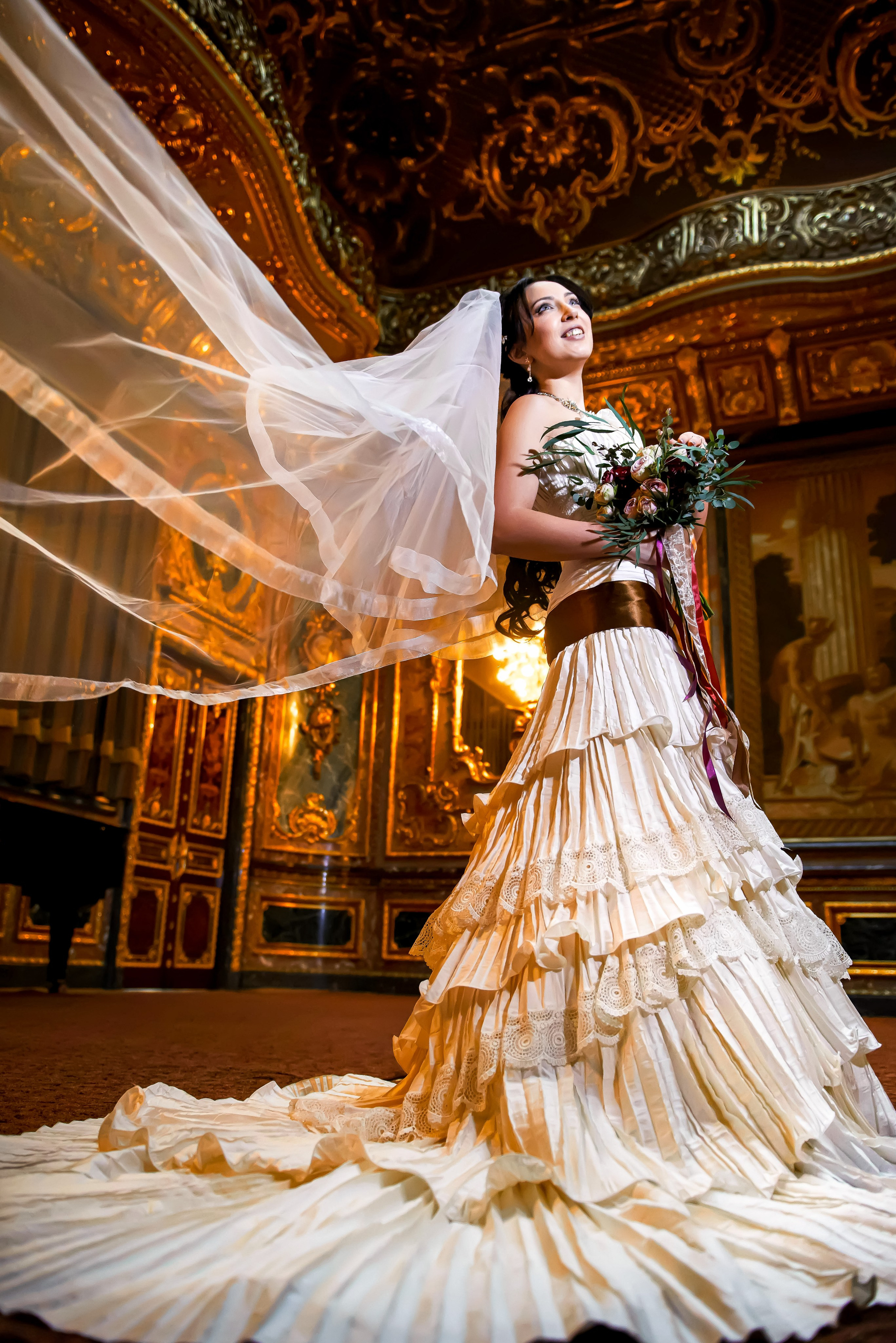 Свадебная фотосессия в Доме Архитектора на Большой Морской ул. Портретный, семейный и свадебный фотограф в Санкт-Петербурге и в Пушкине Ширяев Денис