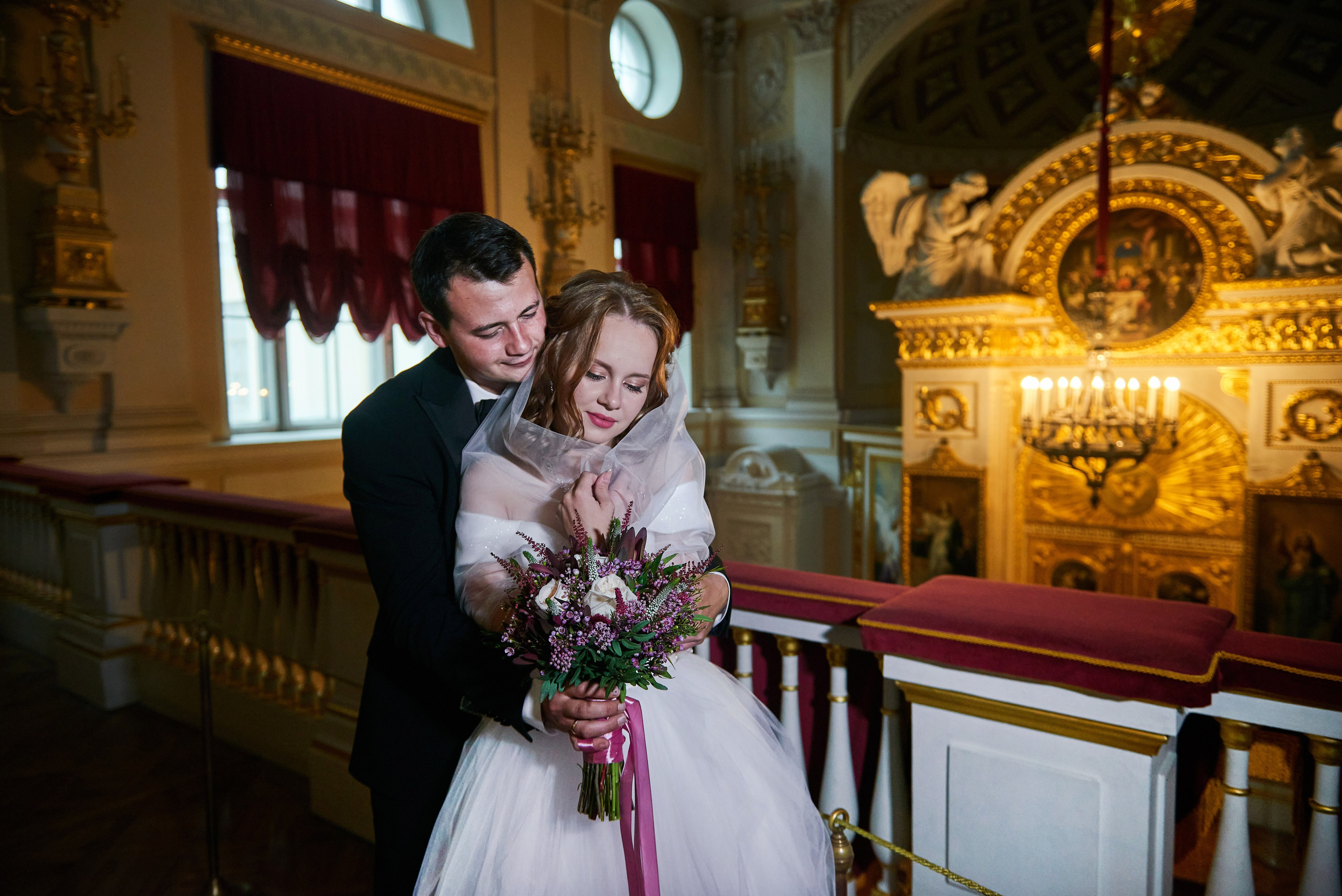 Екатерина и Александр (свадебная фотосессия в Павловском Дворце). Портретный, семейный и свадебный фотограф в Санкт-Петербурге и в Пушкине Ширяев Денис