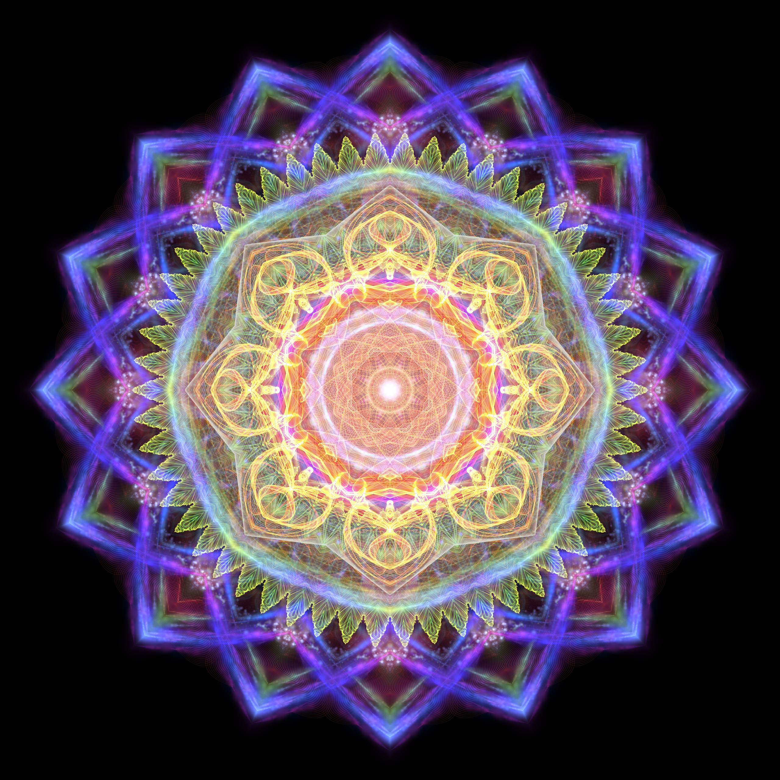 Flame Mandala of a tube TV. Roman Hodirev is an esoteriologist, multidisciplinary artist, photographer and musician. Saint Petersburg, Riga