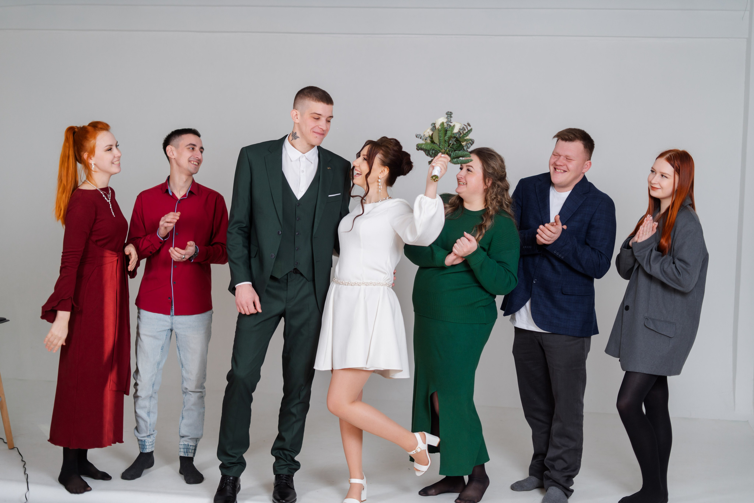 Свадьба в фотостудии. Семейный и детский фотограф в Екатеринбурге и НевьянскеТимурова Алина