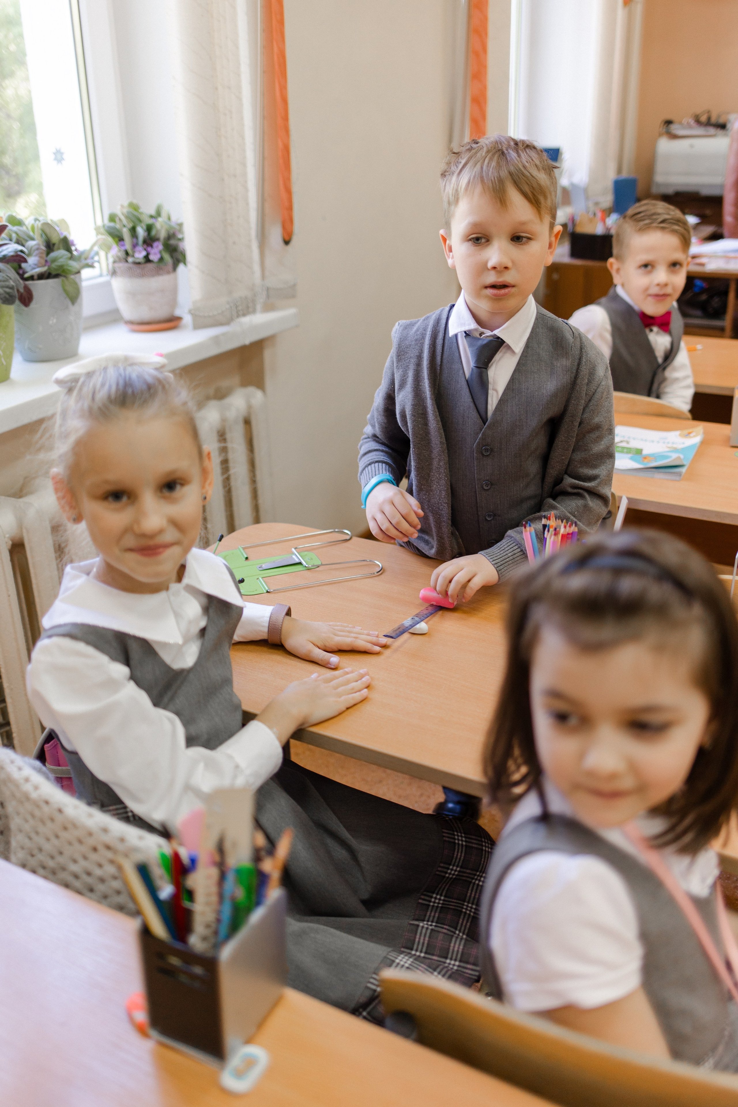 Школа 2 класс. Семейный и детский фотограф в Москве Кузьмина Мария