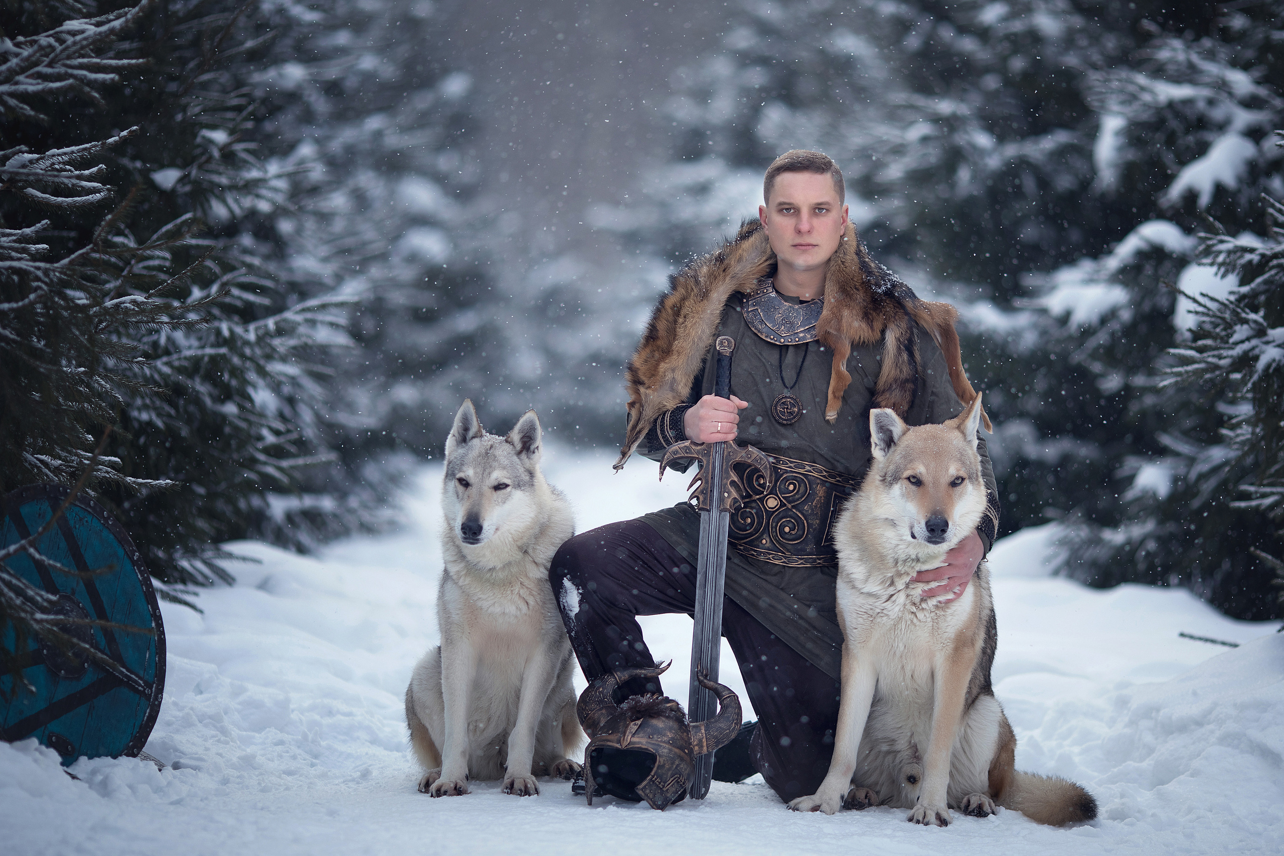 Viking & Wolf. Children’s and family photographer Ekaterina Ureva in Moscow