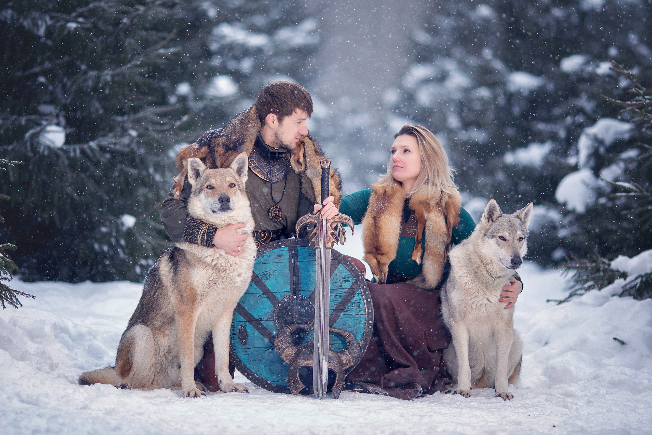 Viking & Wolf. Children’s and family photographer Ekaterina Ureva in Moscow