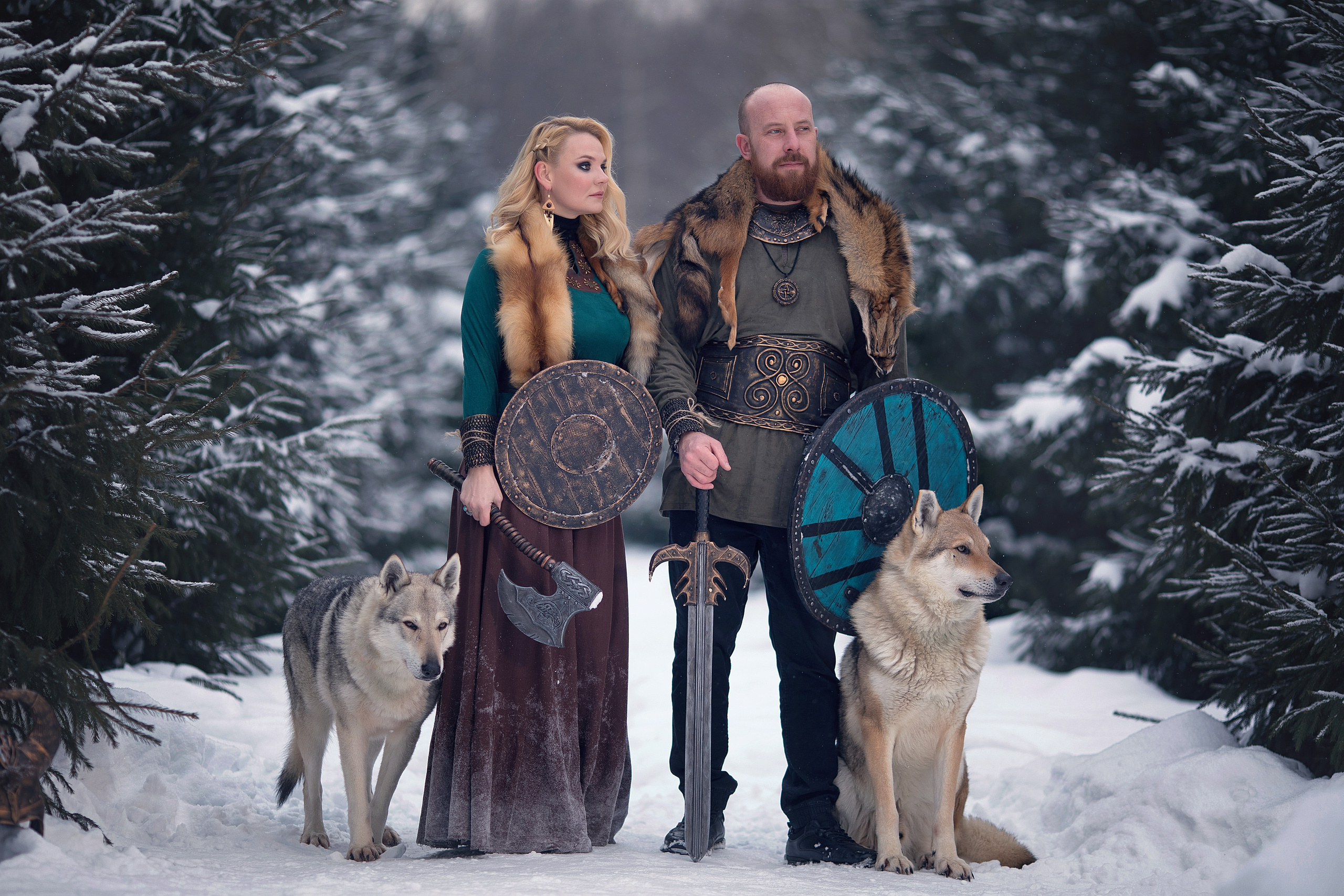 Viking & Wolf. Children’s and family photographer Ekaterina Ureva in Moscow