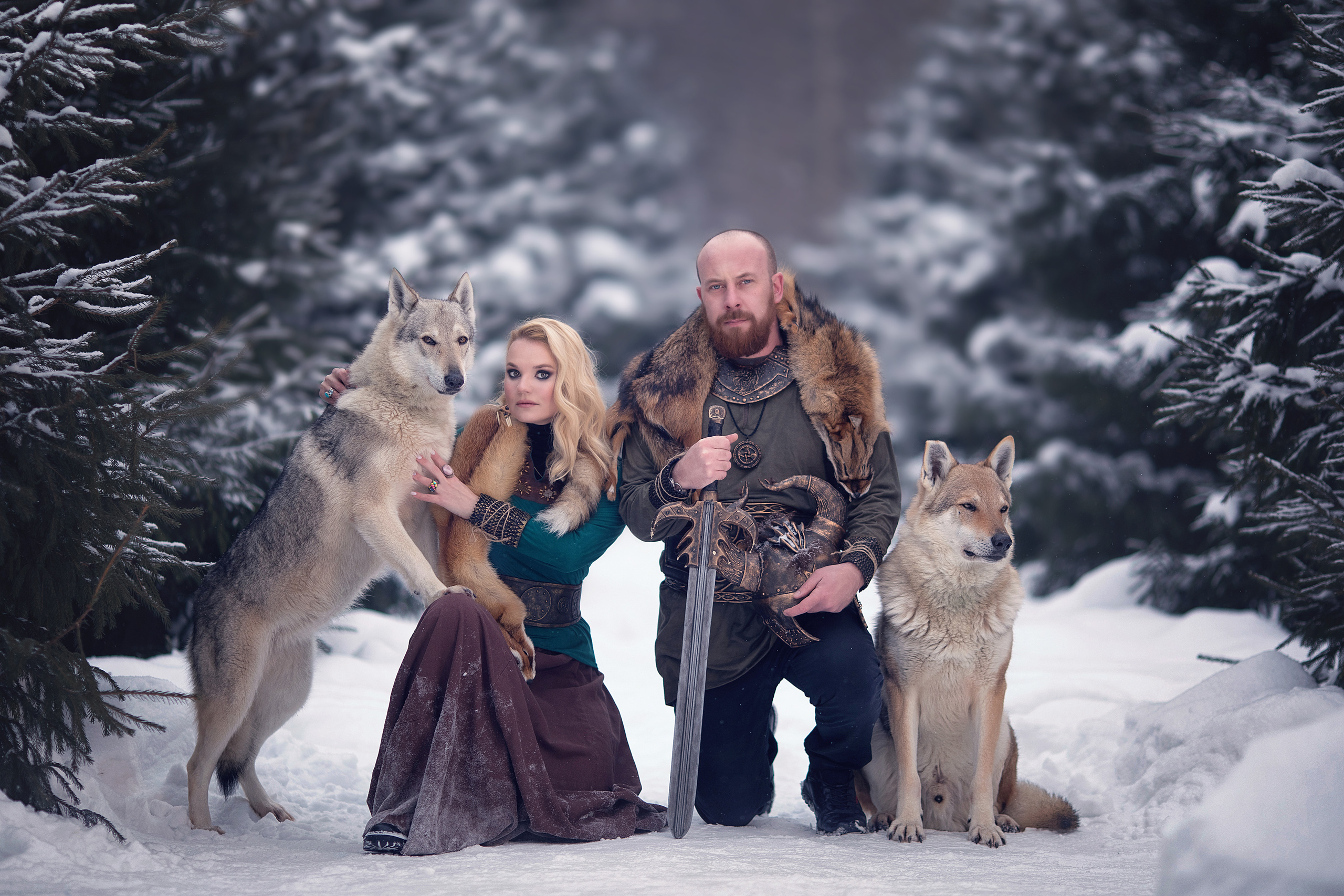 Viking & Wolf. Children’s and family photographer Ekaterina Ureva in Moscow