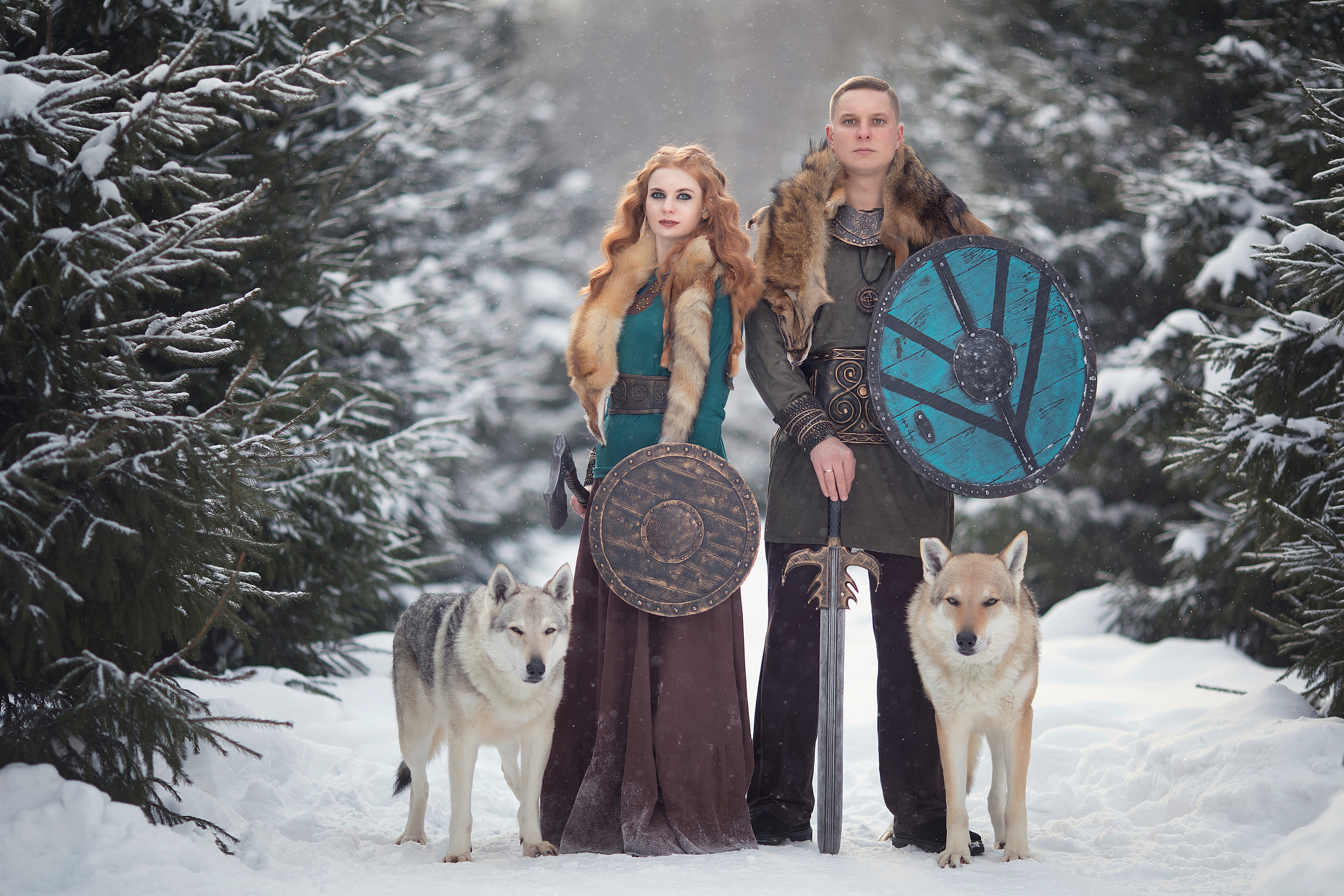 Viking & Wolf. Children’s and family photographer Ekaterina Ureva in Moscow