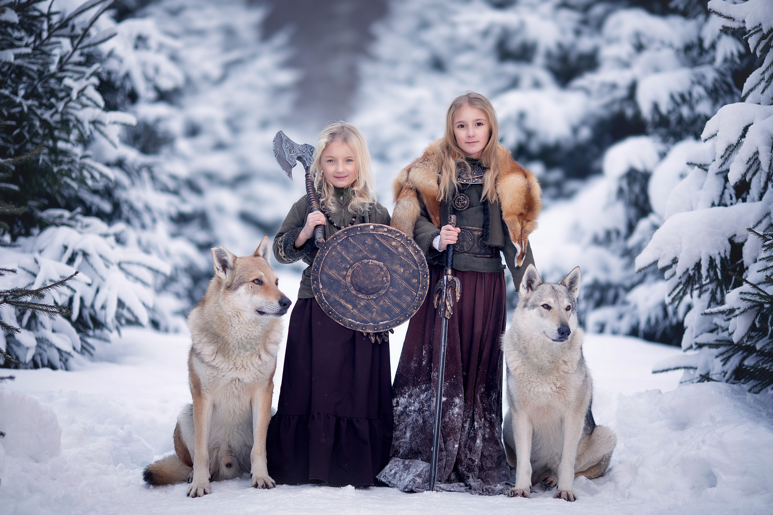 Viking & Wolf. Children’s and family photographer Ekaterina Ureva in Moscow