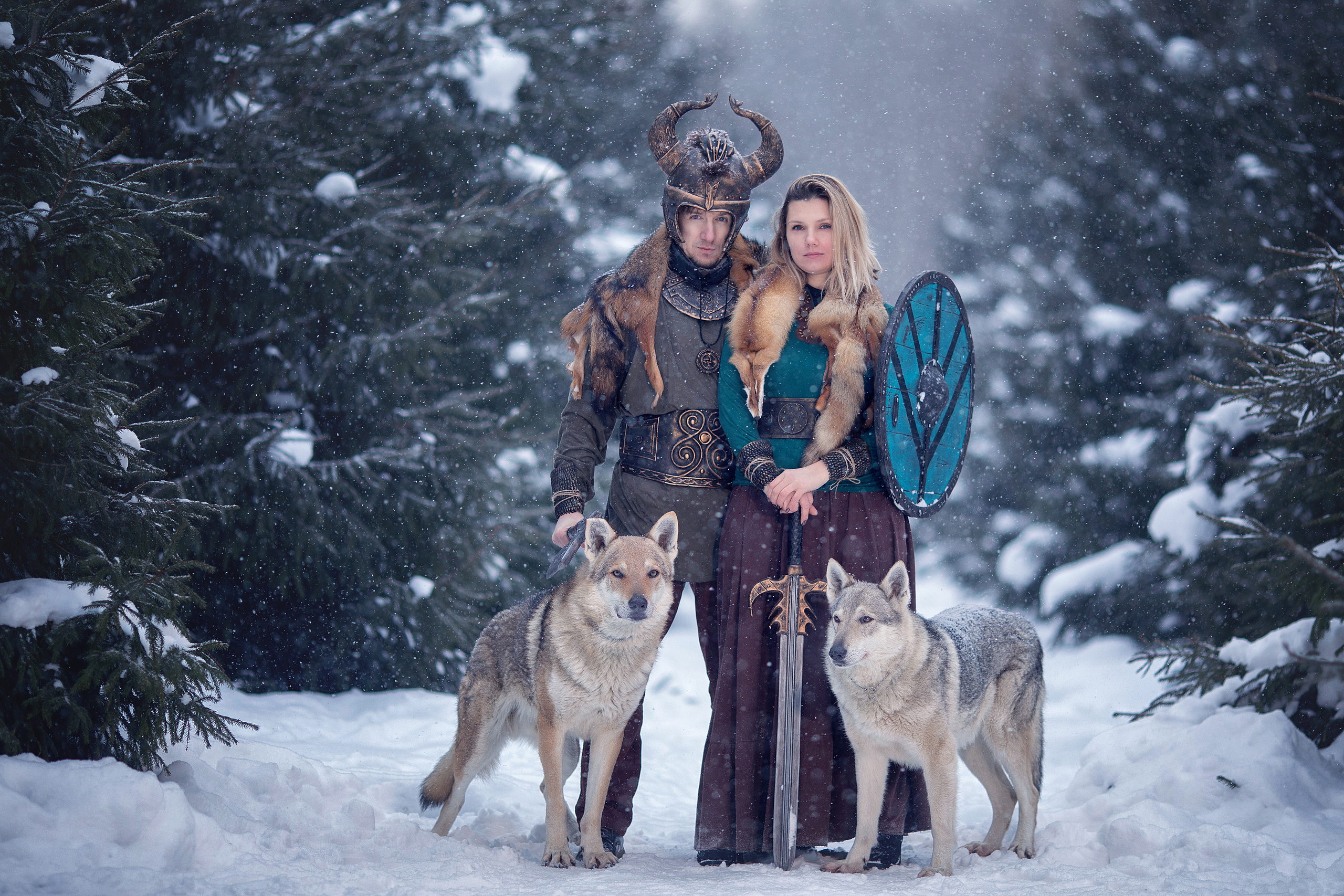 Viking & Wolf. Children’s and family photographer Ekaterina Ureva in Moscow