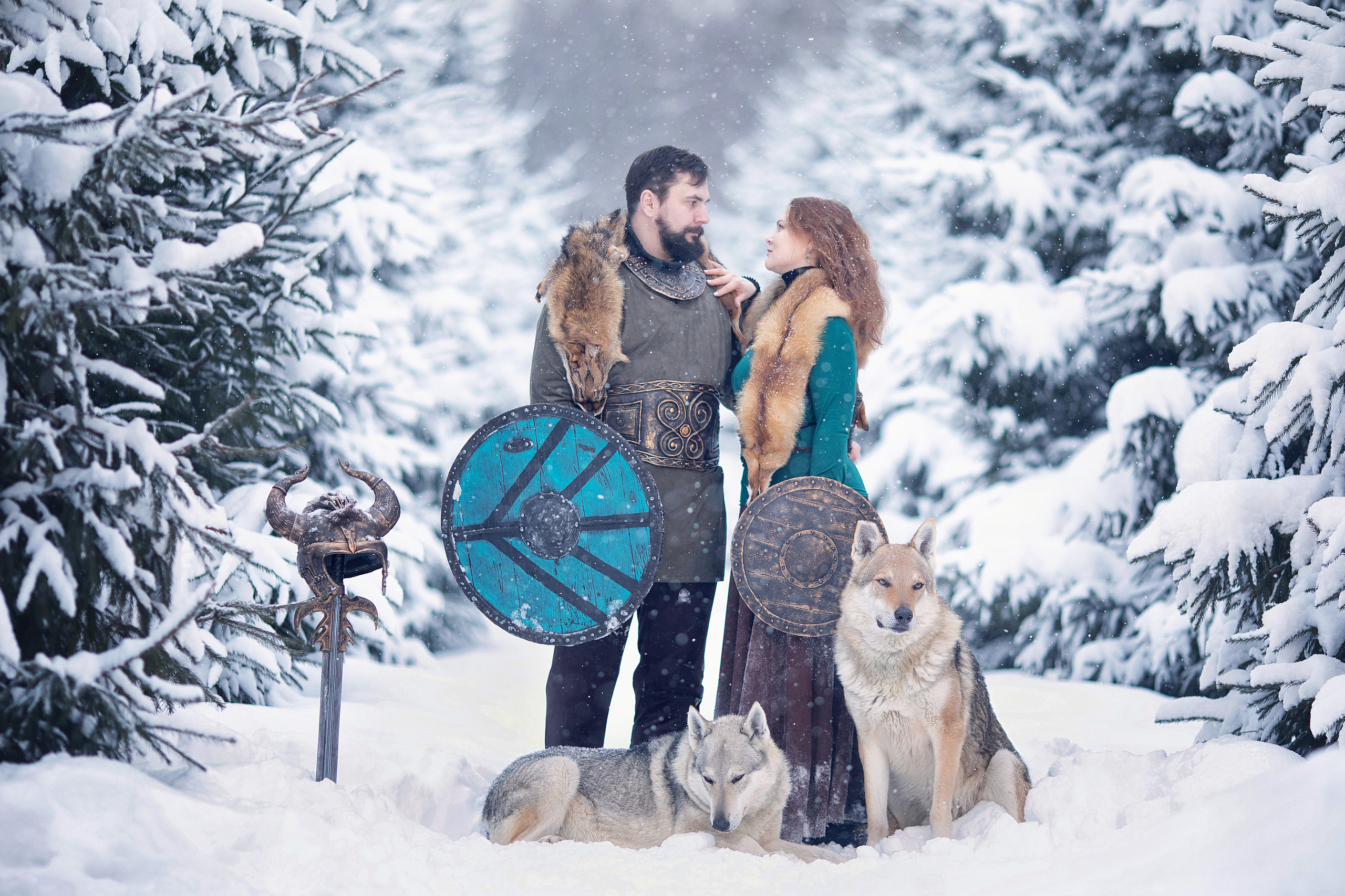 Viking & Wolf. Children’s and family photographer Ekaterina Ureva in Moscow