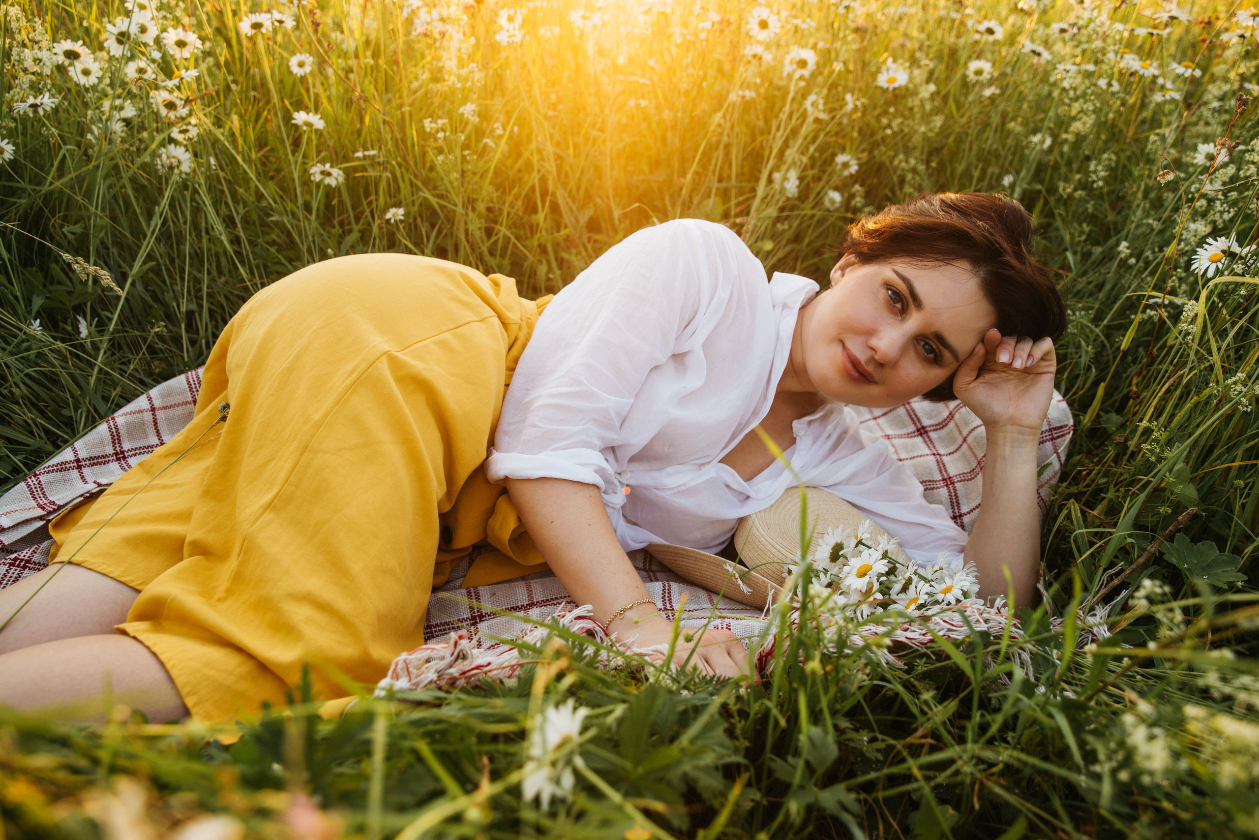 Ромашковый июнь. Женский и семейный фотограф в Туле Катя Вуколова