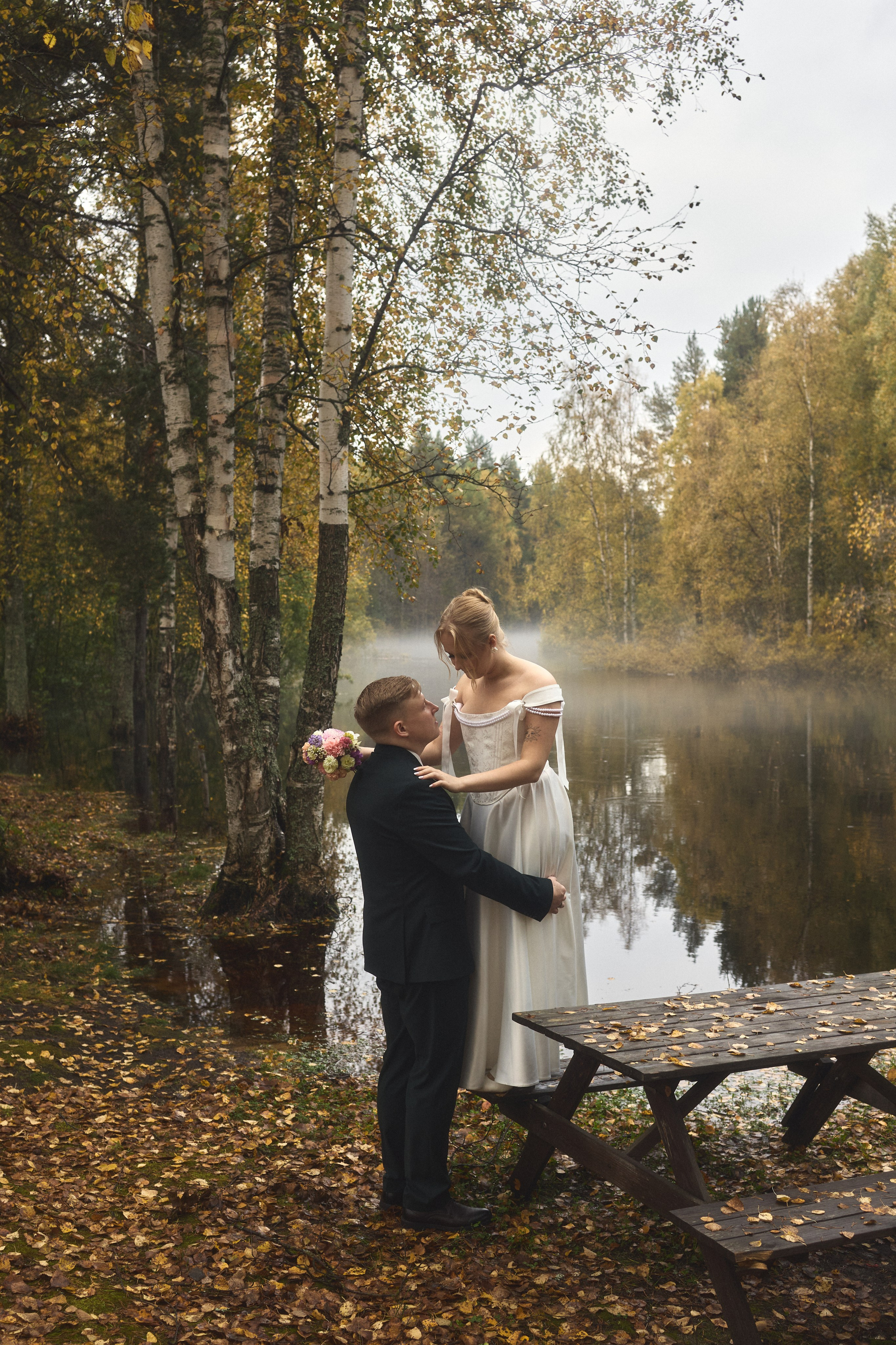 Осенняя свадьба. Фотограф Елизавета Чернова