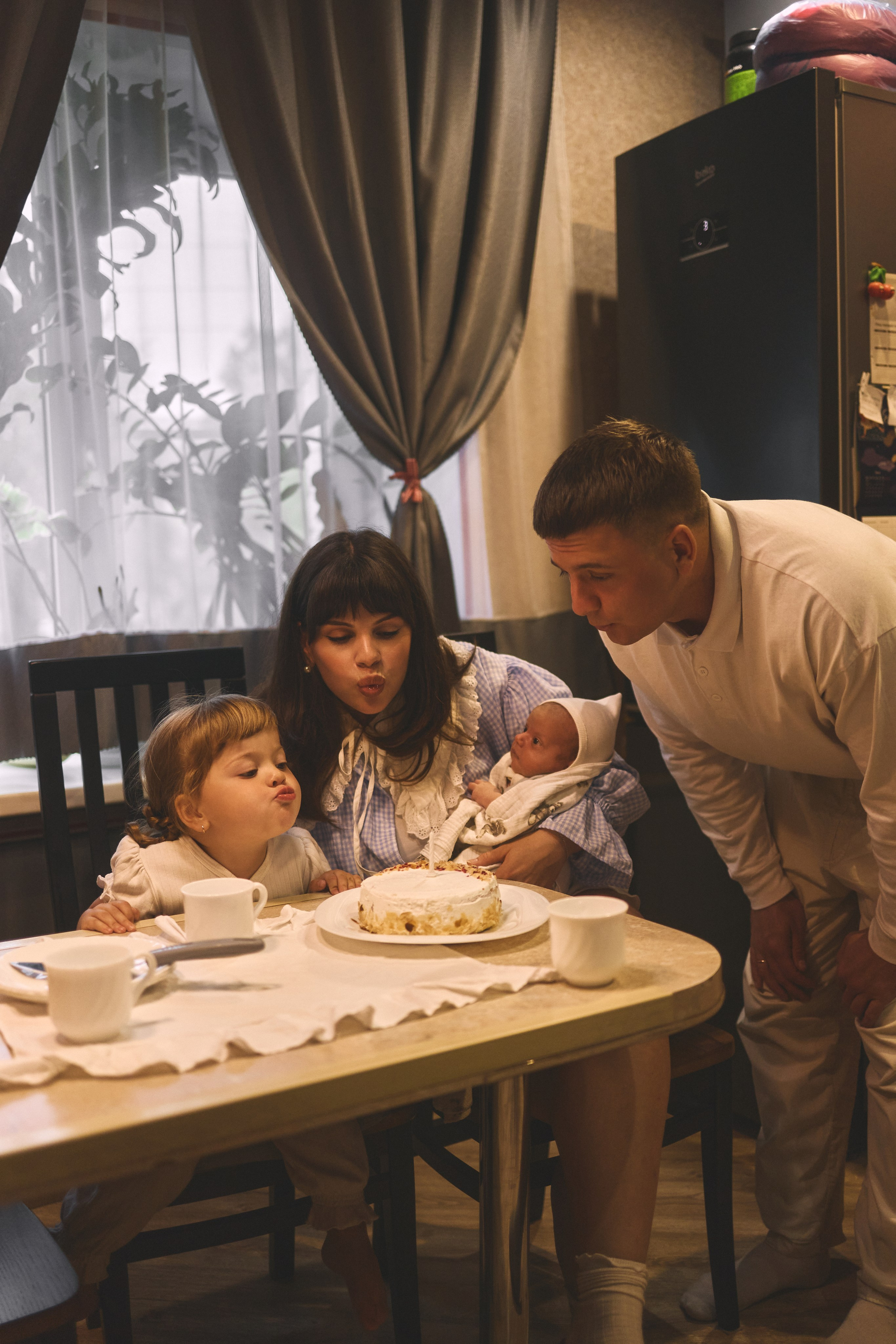 Домашняя съемка с малышами. Фотограф Елизавета Чернова
