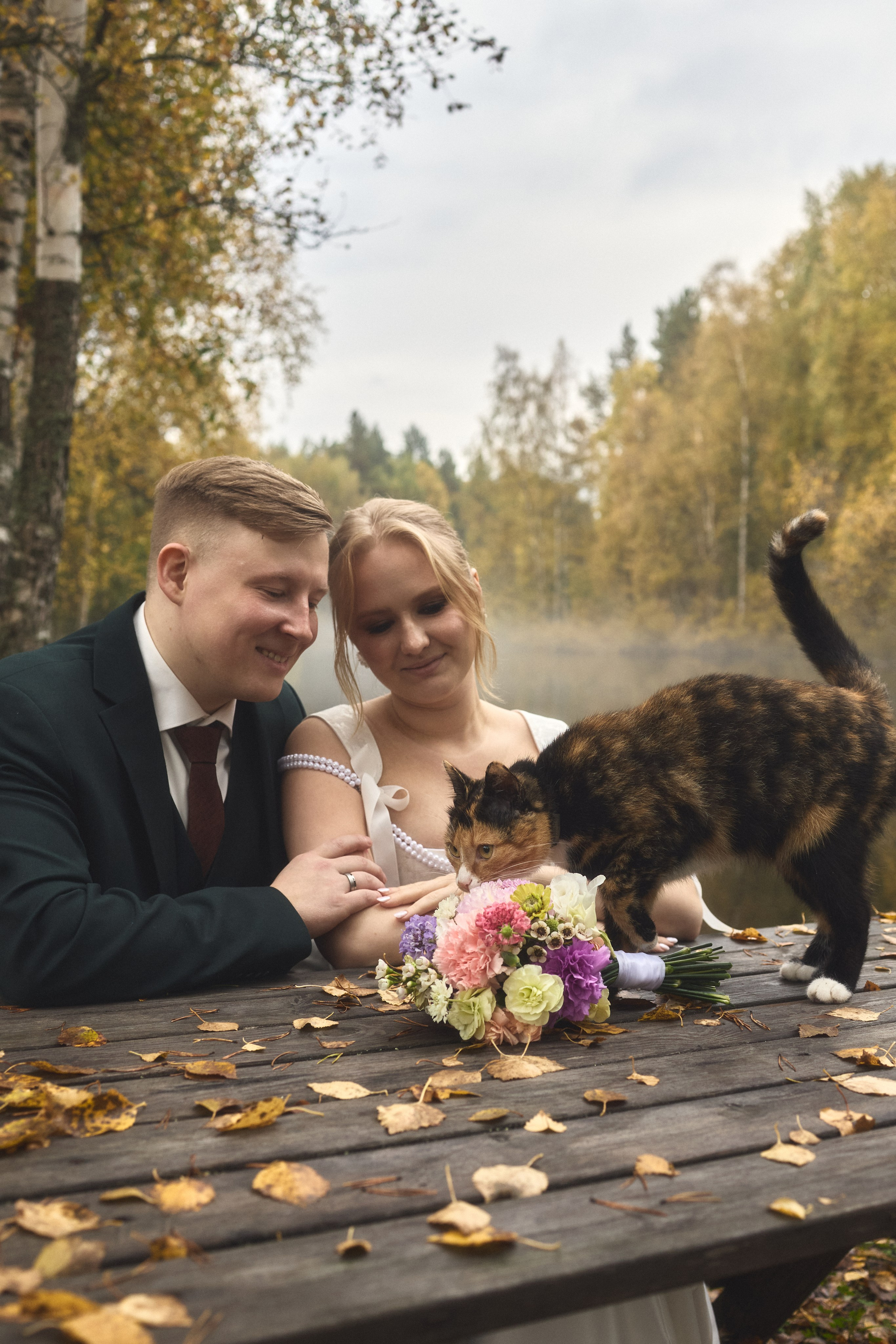 Осенняя свадьба. Фотограф Елизавета Чернова