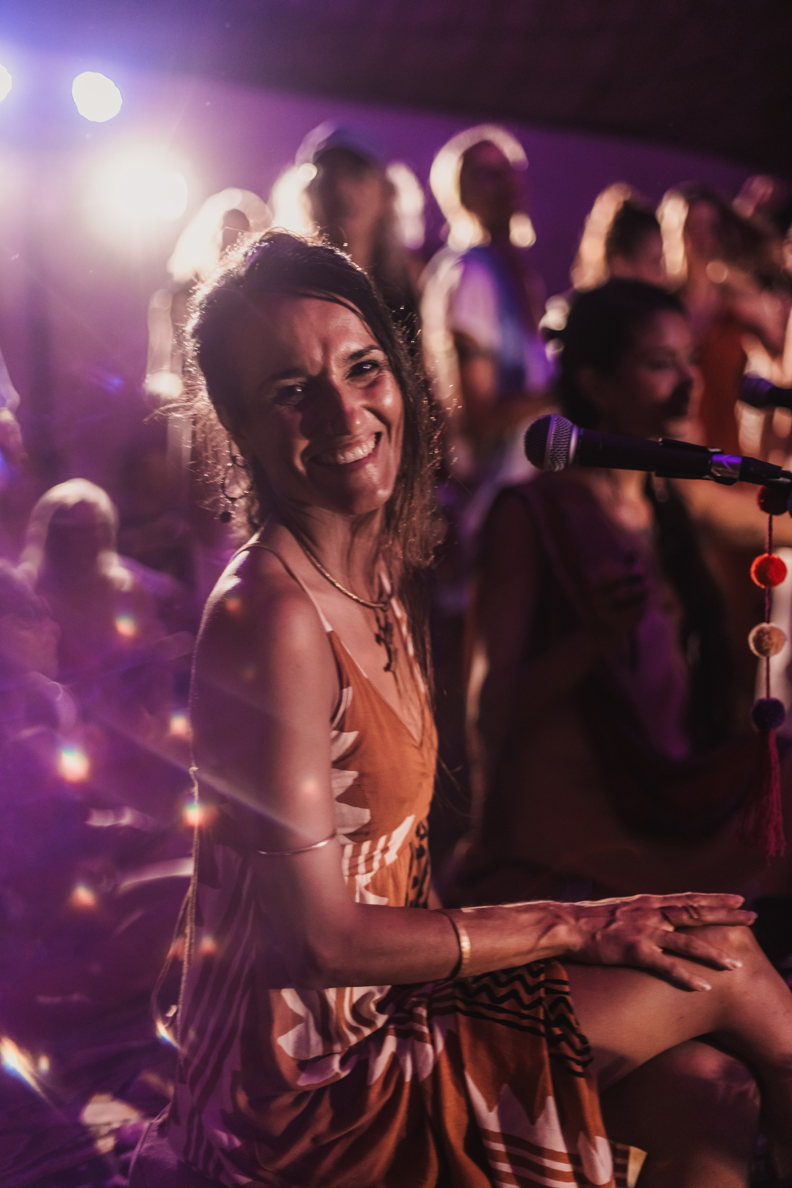 Hanuman Project kirtan at Alchemy april. Mariam Bagdasaryan