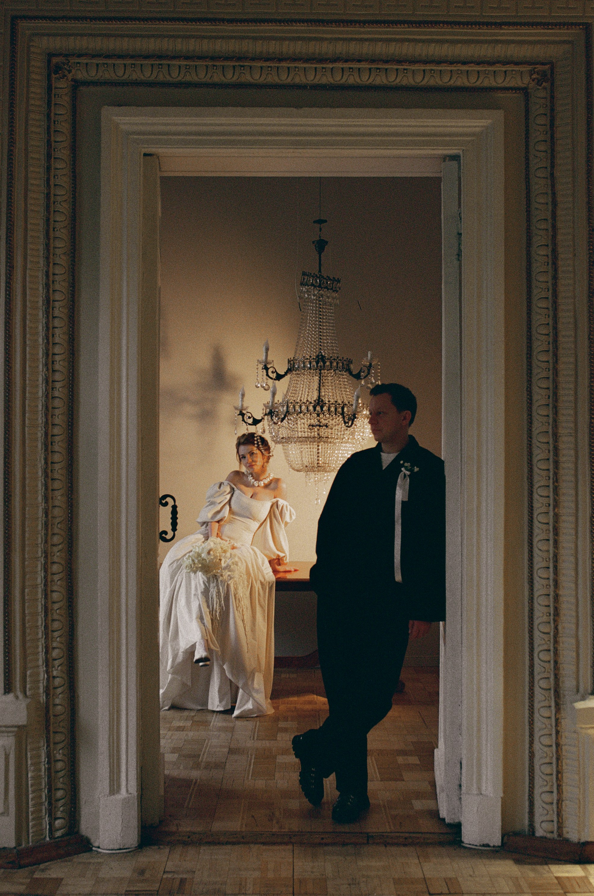 Алексей и Полина (пленка). Портретный фотограф в городе Москва — Деляна Мур