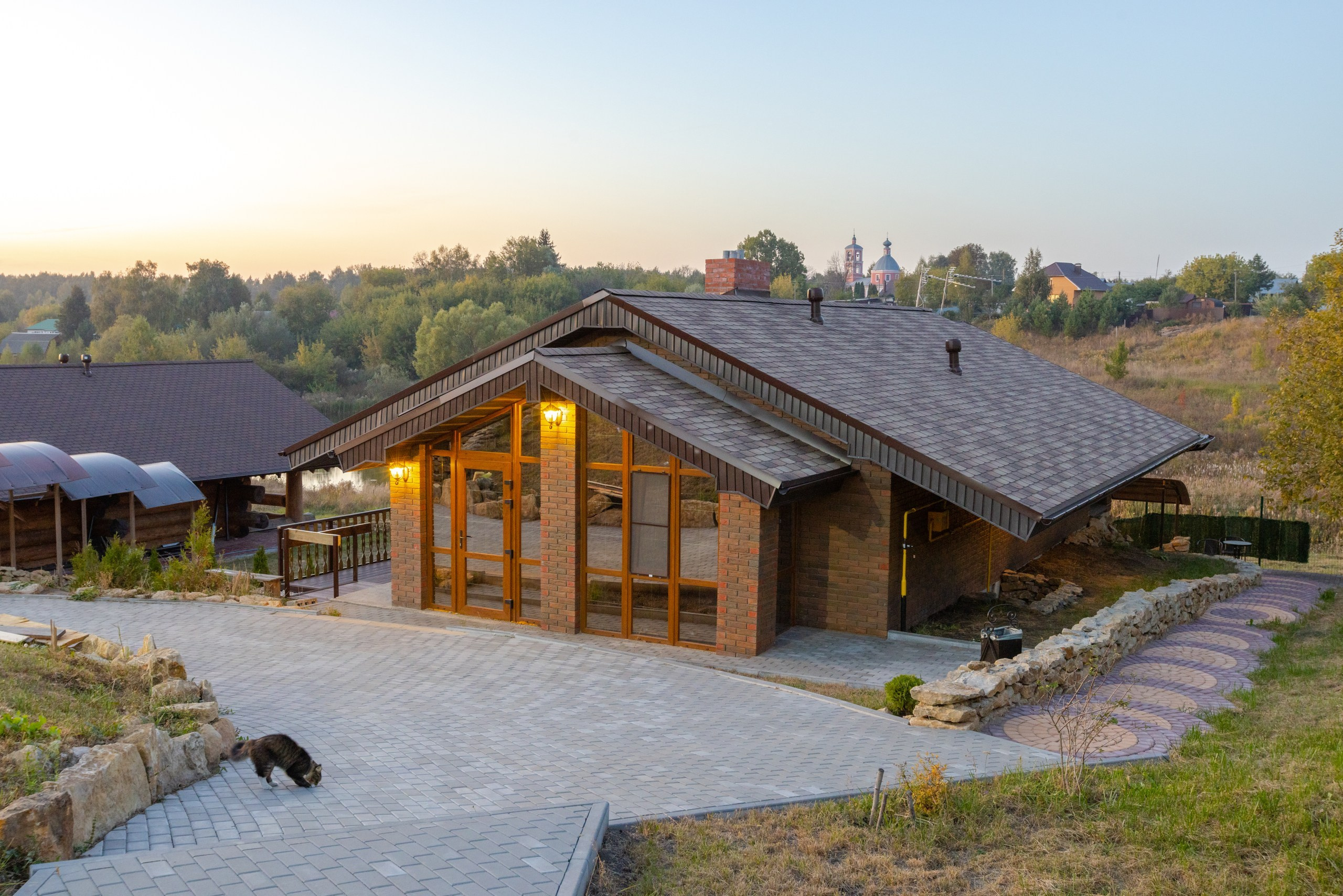 Большая Тросна вечером и новый бассейный комплекс. Фотограф в Туле Крупский АнДРей. Фотостудия «КАДР71» в Туле