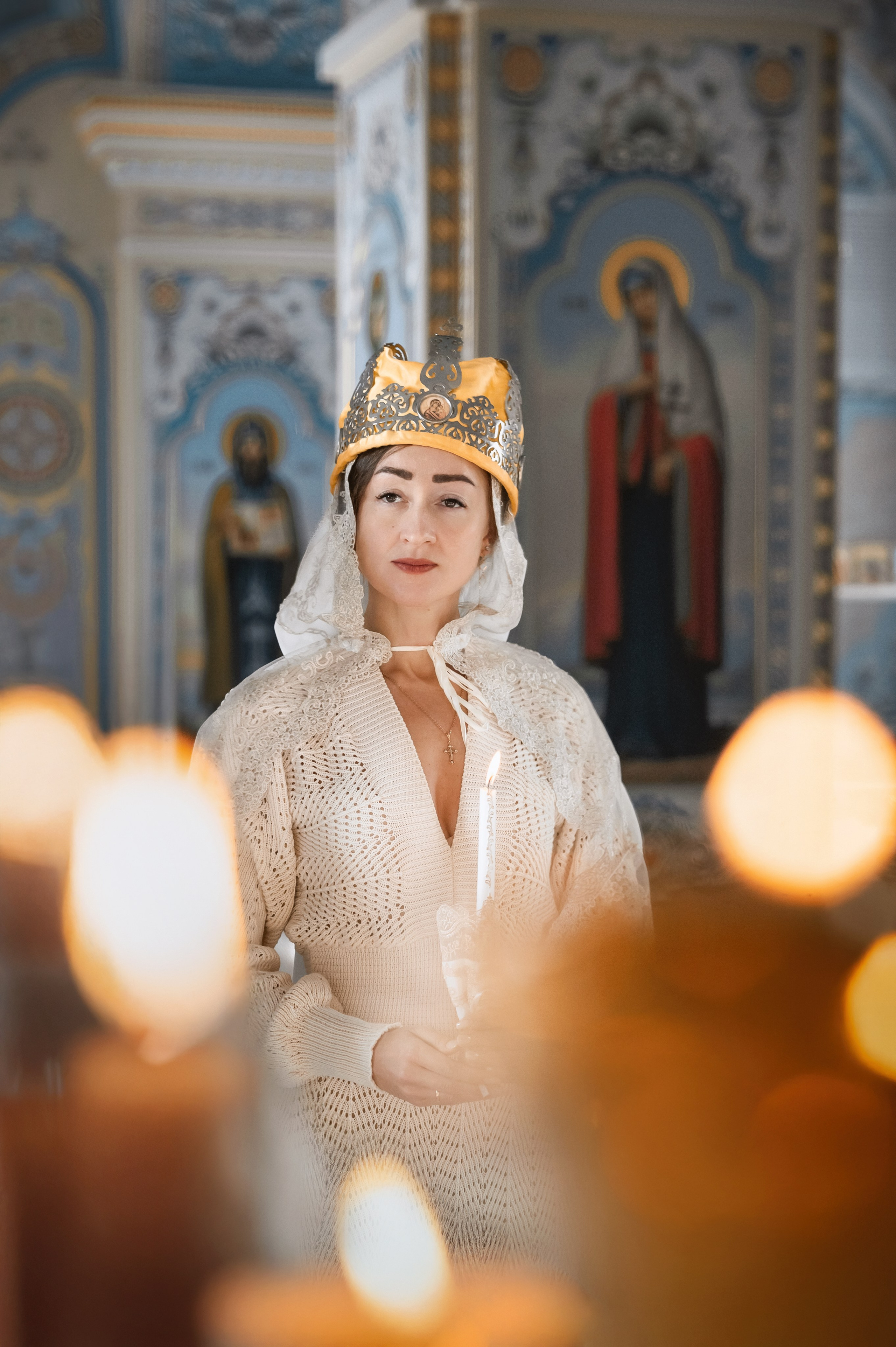 Венчание. Храм Введения во храм Пресвятой Богородицы. Церковный фотограф на Таинство Крещения и Венчания в Оренбурге и Оренбургской области Екатерина Белкина