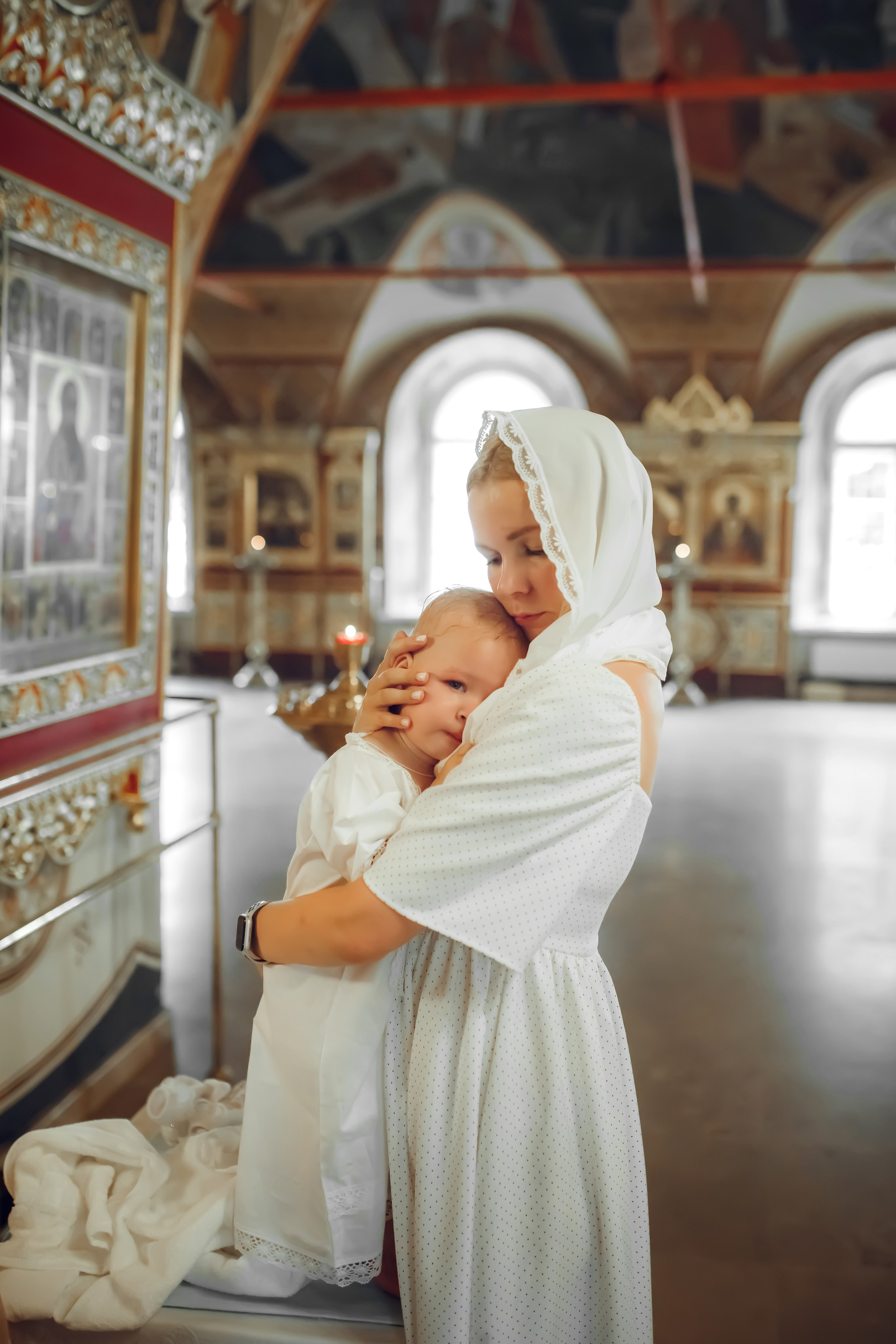 Крещение Яны. Фотограф на Крещение, семейный фотограф в Москве