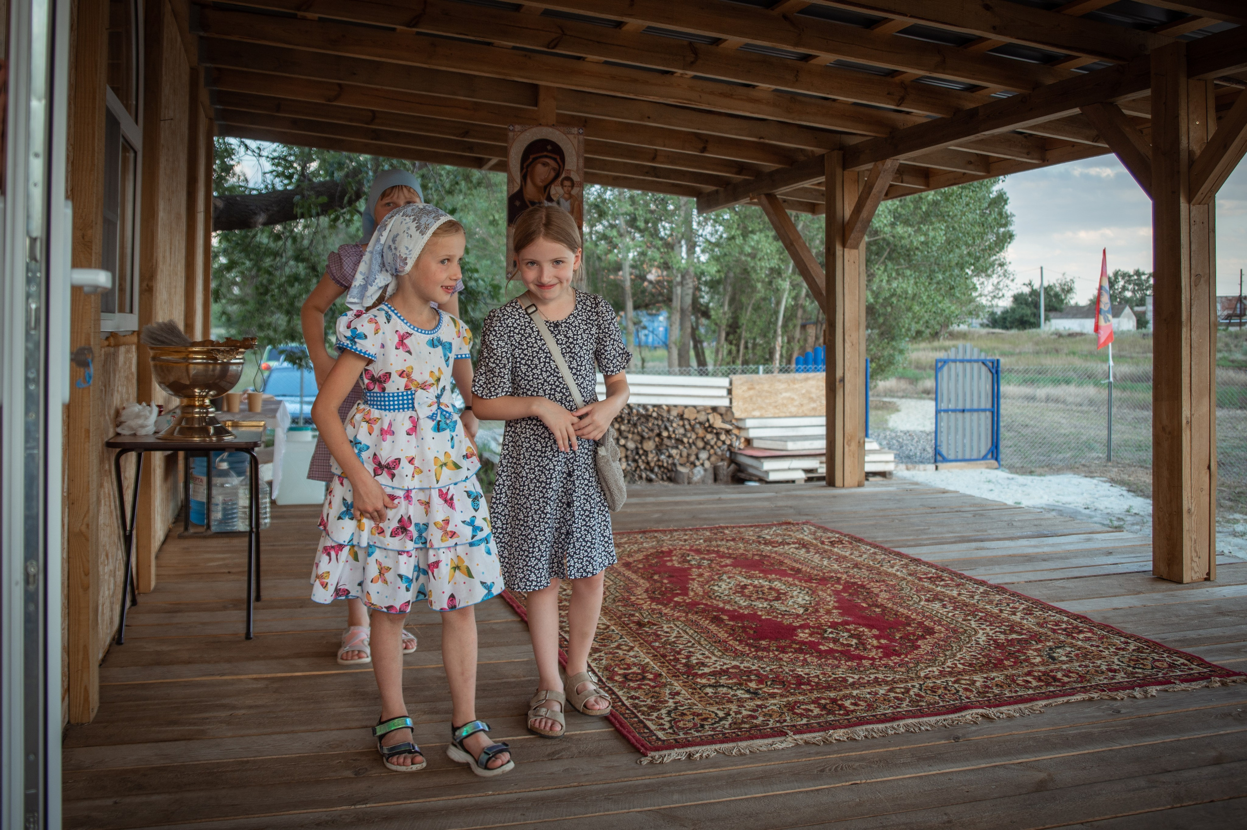 Освещение купола в храме Казанской иконы Божьей Матери х. Закутский. Церковный, семейный и репортажный фотограф Волгоград, Волжский